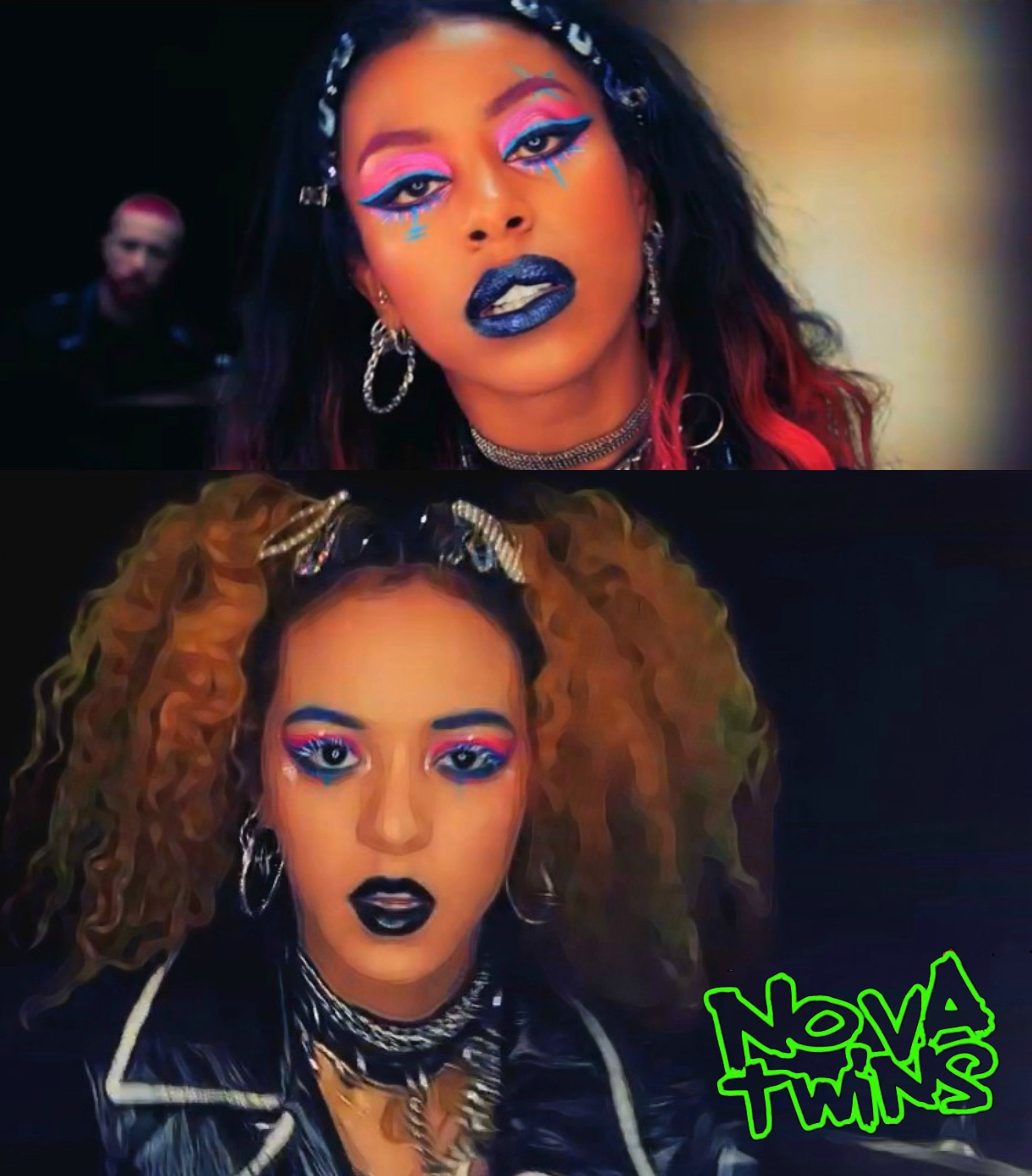 Nova Twins. Face makeup, Halloween face makeup, Face