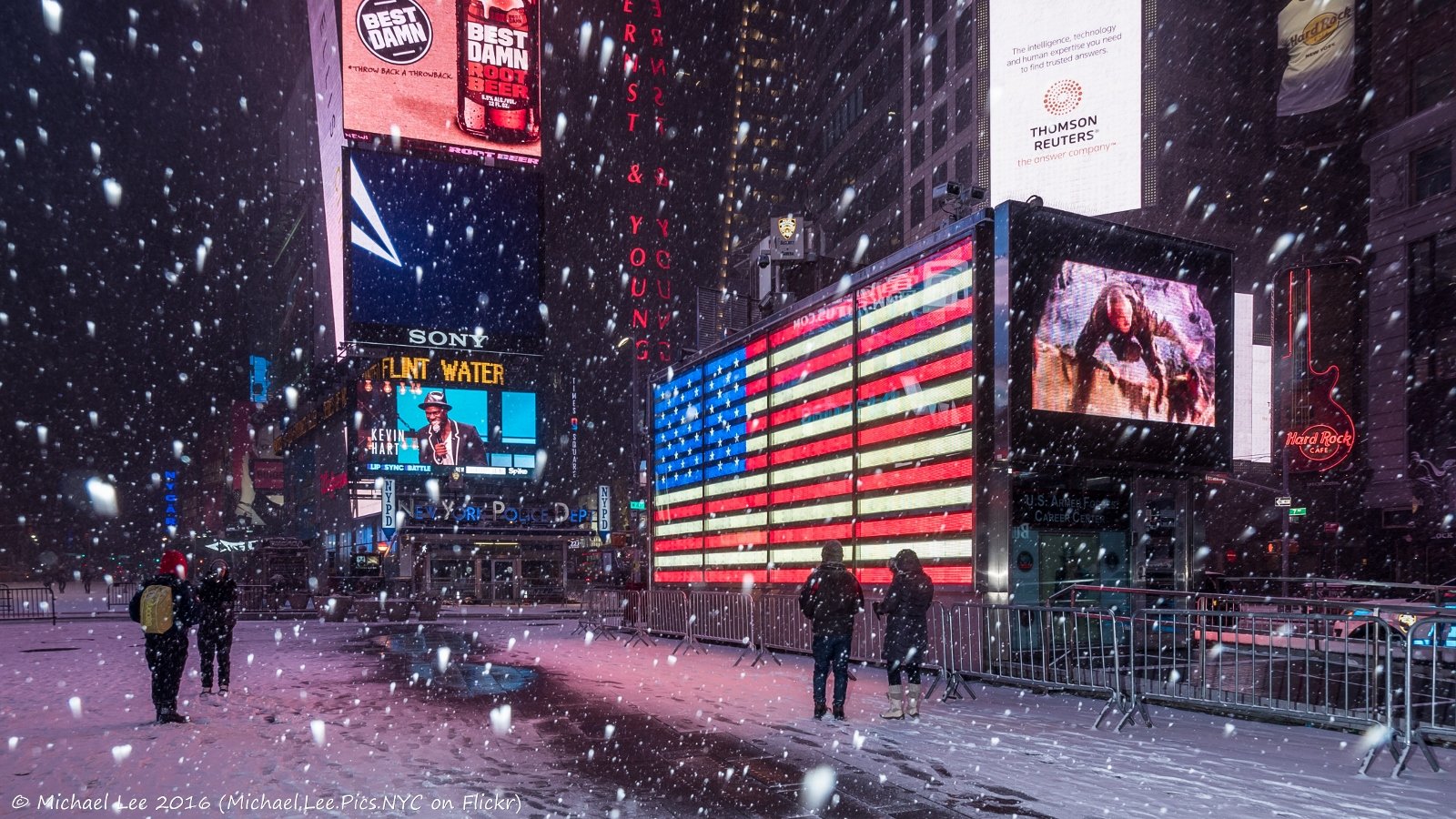 New York Times Square Winter Wallpapers - Wallpaper Cave