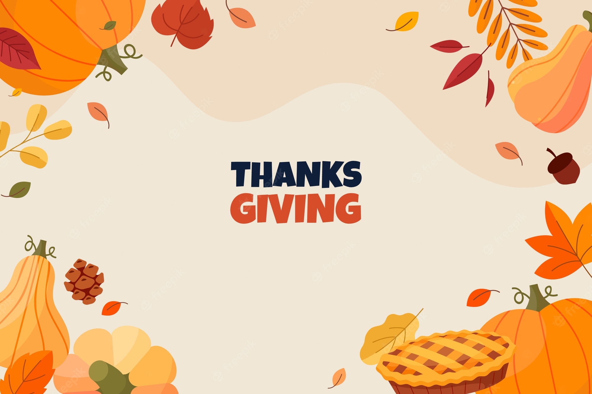 Thanksgiving wallpaper Image. Free Vectors, & PSD