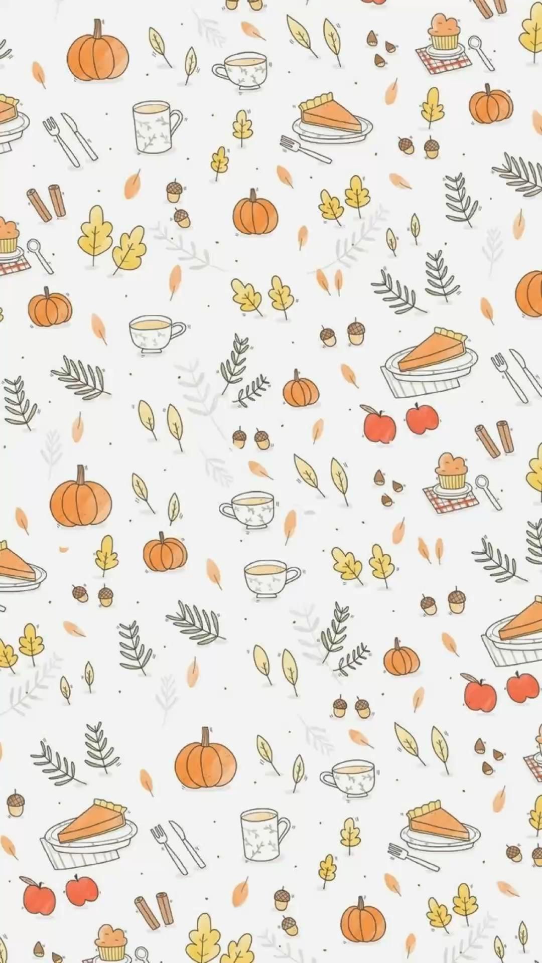 Cute Fall Thanksgiving Wallpapers - Wallpaper Cave