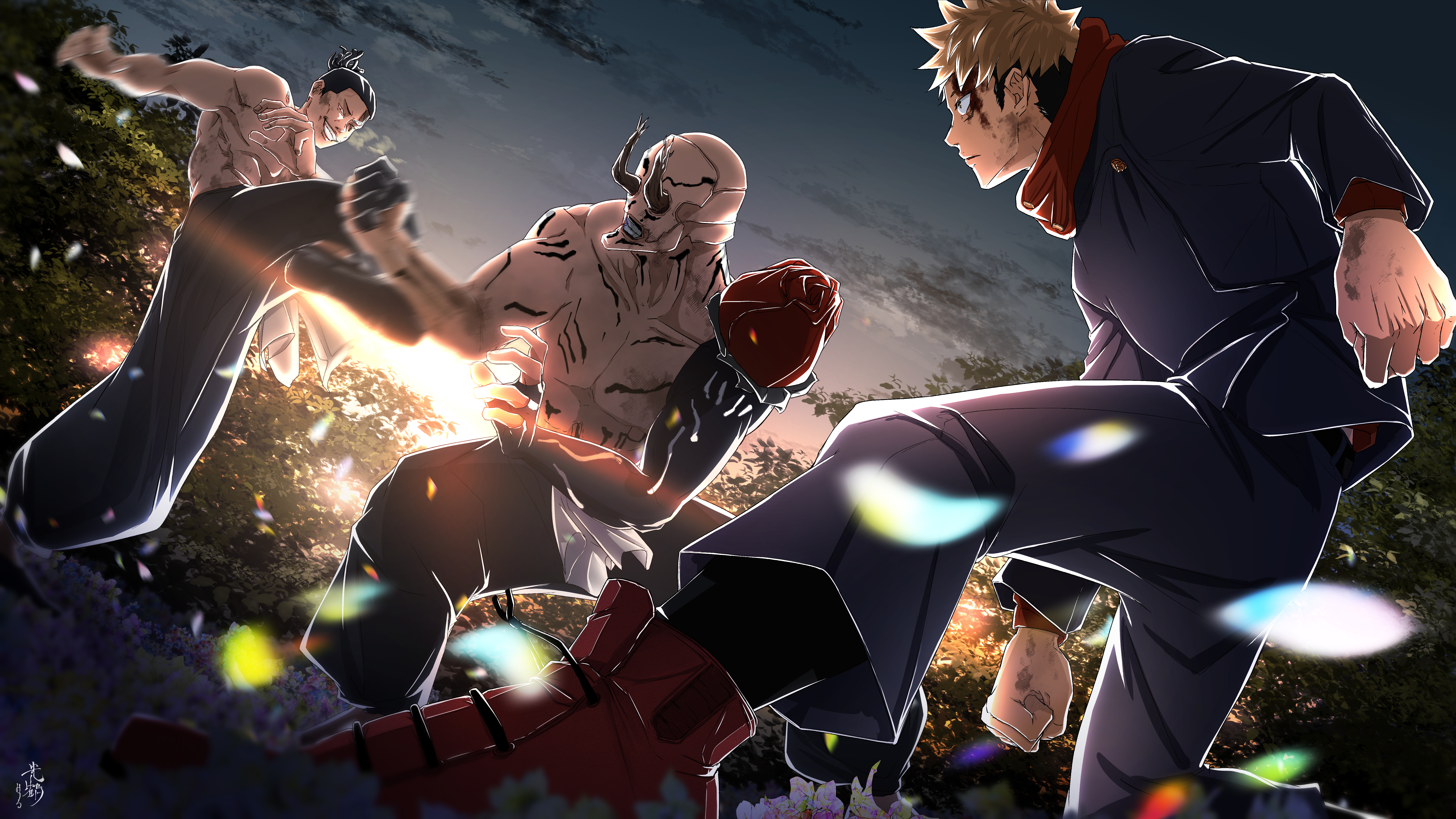 Jujutsu Kaisen 4k Ultra HD Wallpaper by 光鶴