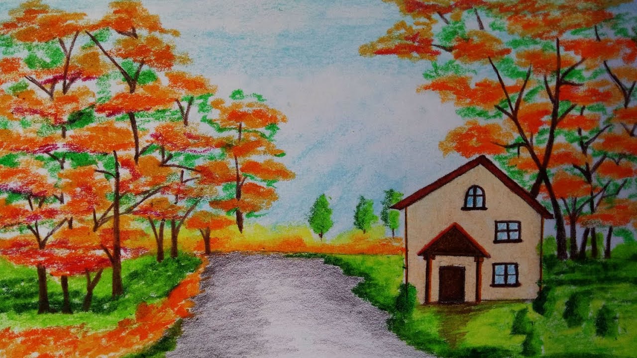 Autumn Drawing Image