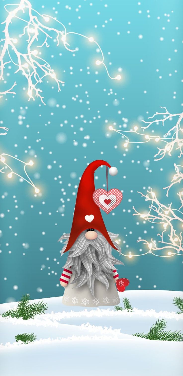 Gnome Christmas Phone Wallpapers  Wallpaper Cave