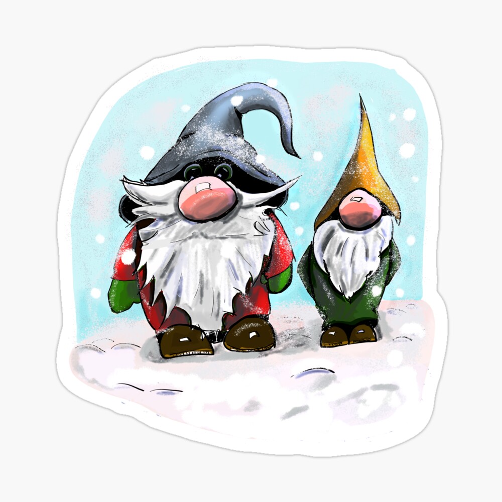 Winter Gnomes Hardcover Journal