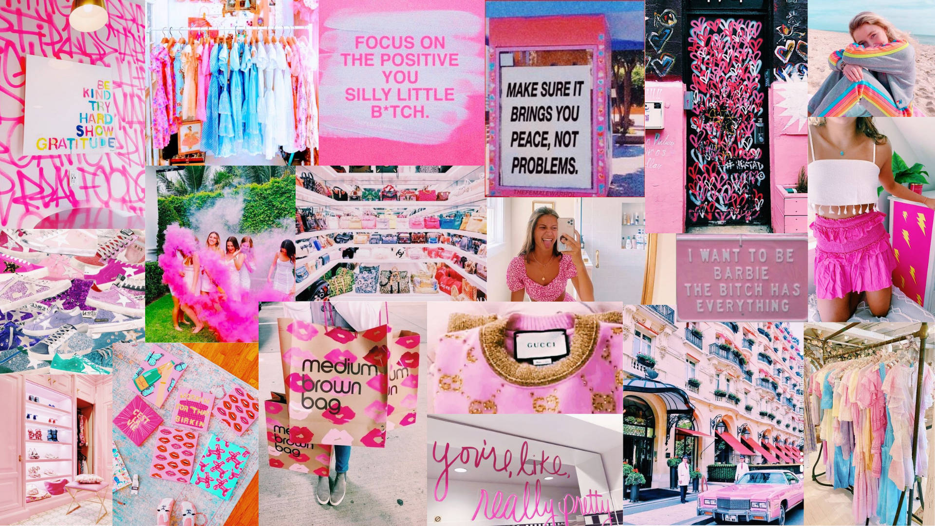 Download Personalized Pink Preppy Wallpaper