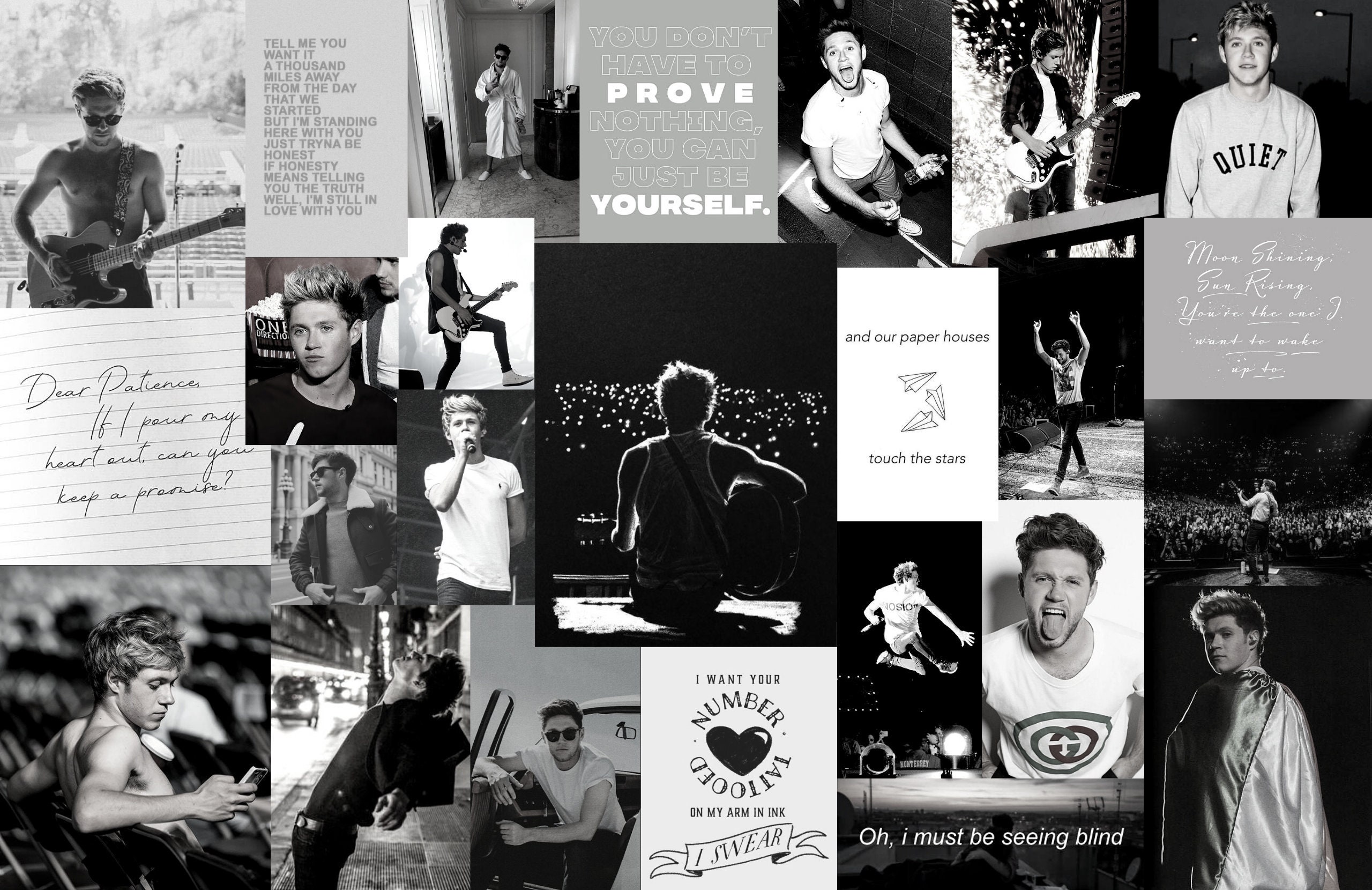 Niall Horan Aesthetic Wallpaper Collage