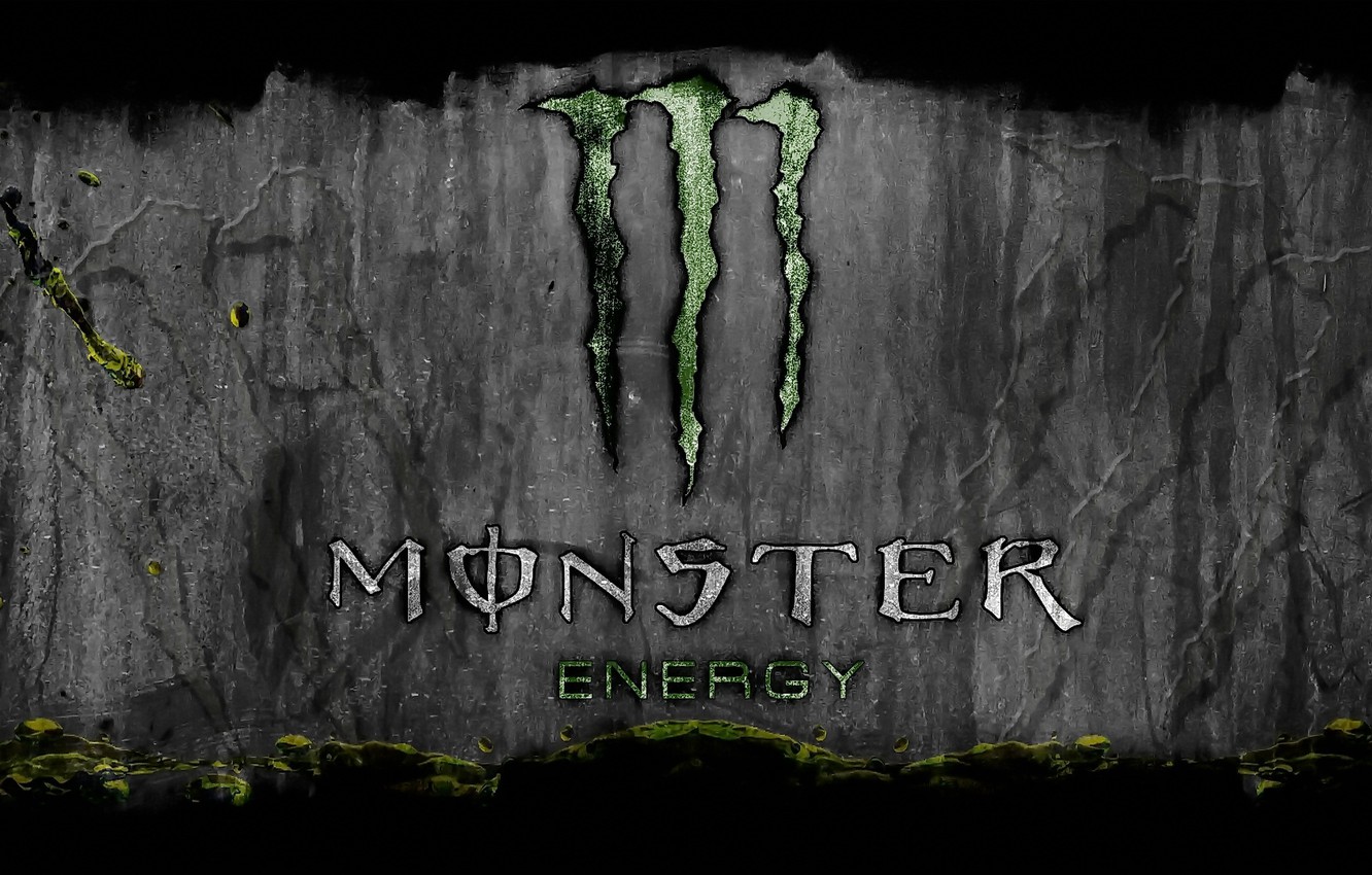 Wallpaper logo, Monster Energy, brand, energetic image for desktop, section рендеринг