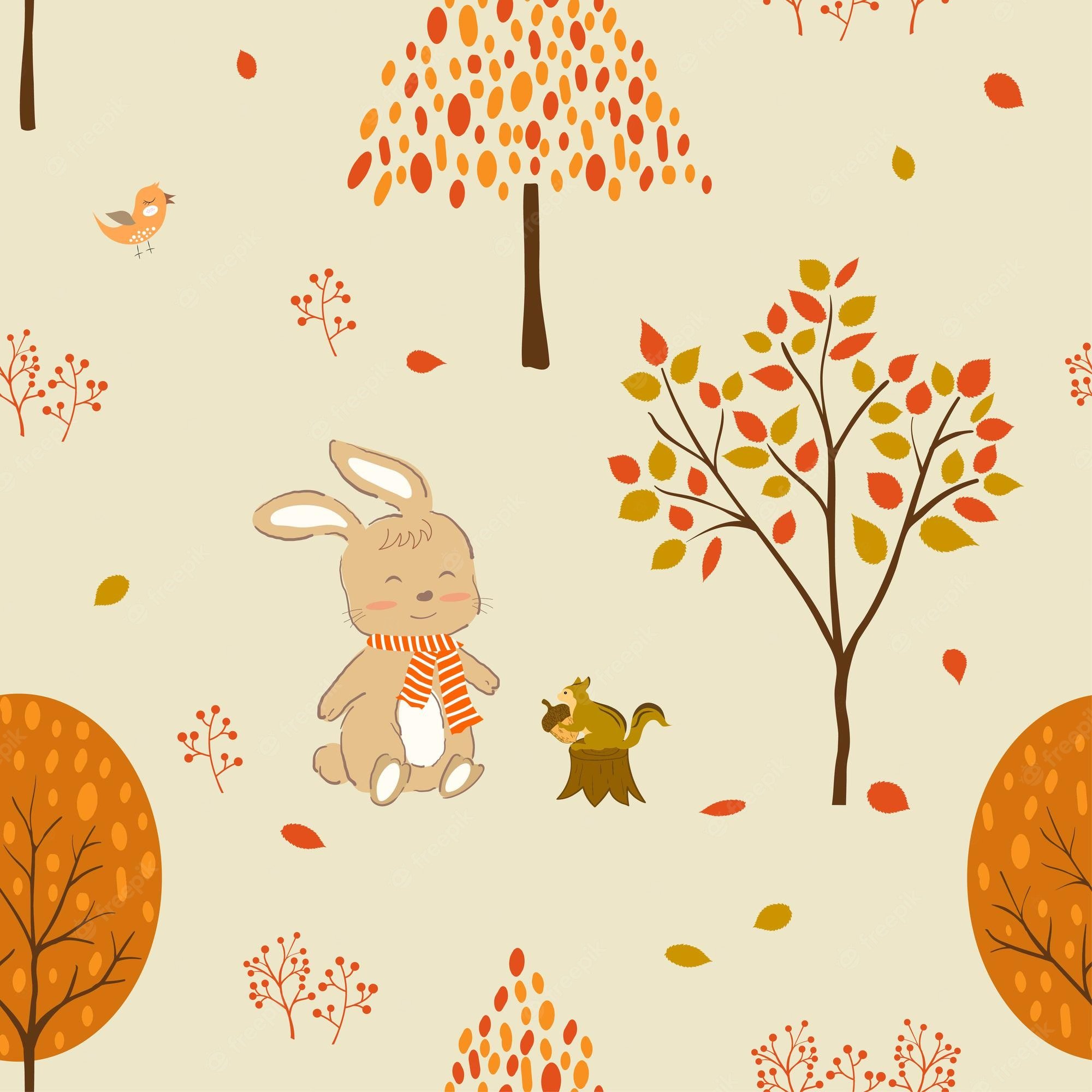 Autumn Rabbit Wallpapers - Wallpaper Cave