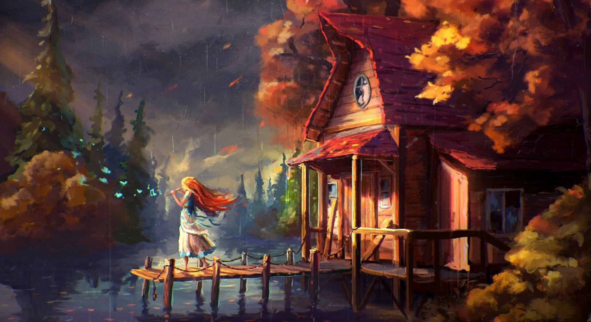 Song of Autumn Cottage live wallpaper [DOWNLOAD FREE]