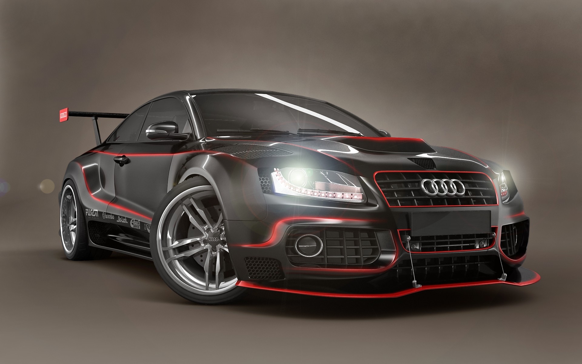 Download 2880x1800 Audi, Black And Red, Sport, Cars Wallpaper for MacBook Pro 15 inch