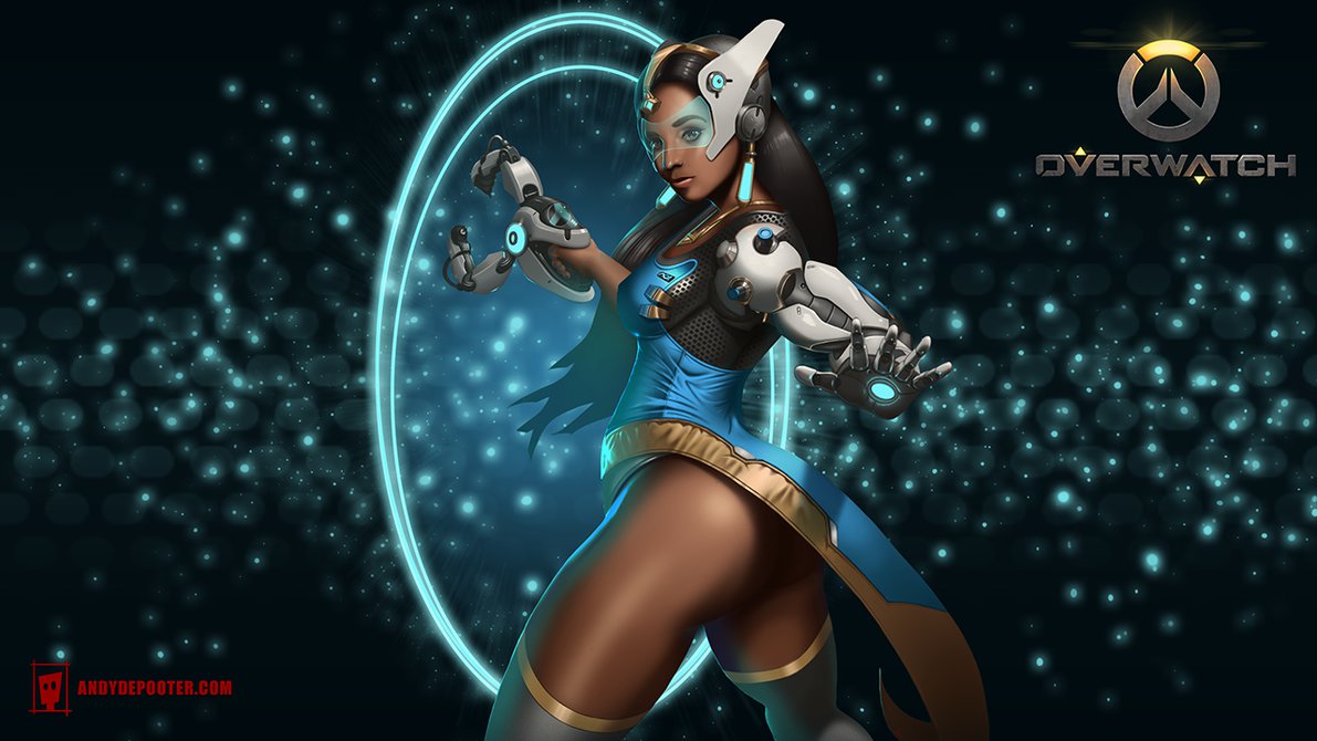 Symmetra Wallpaper Wide Overwatch Art