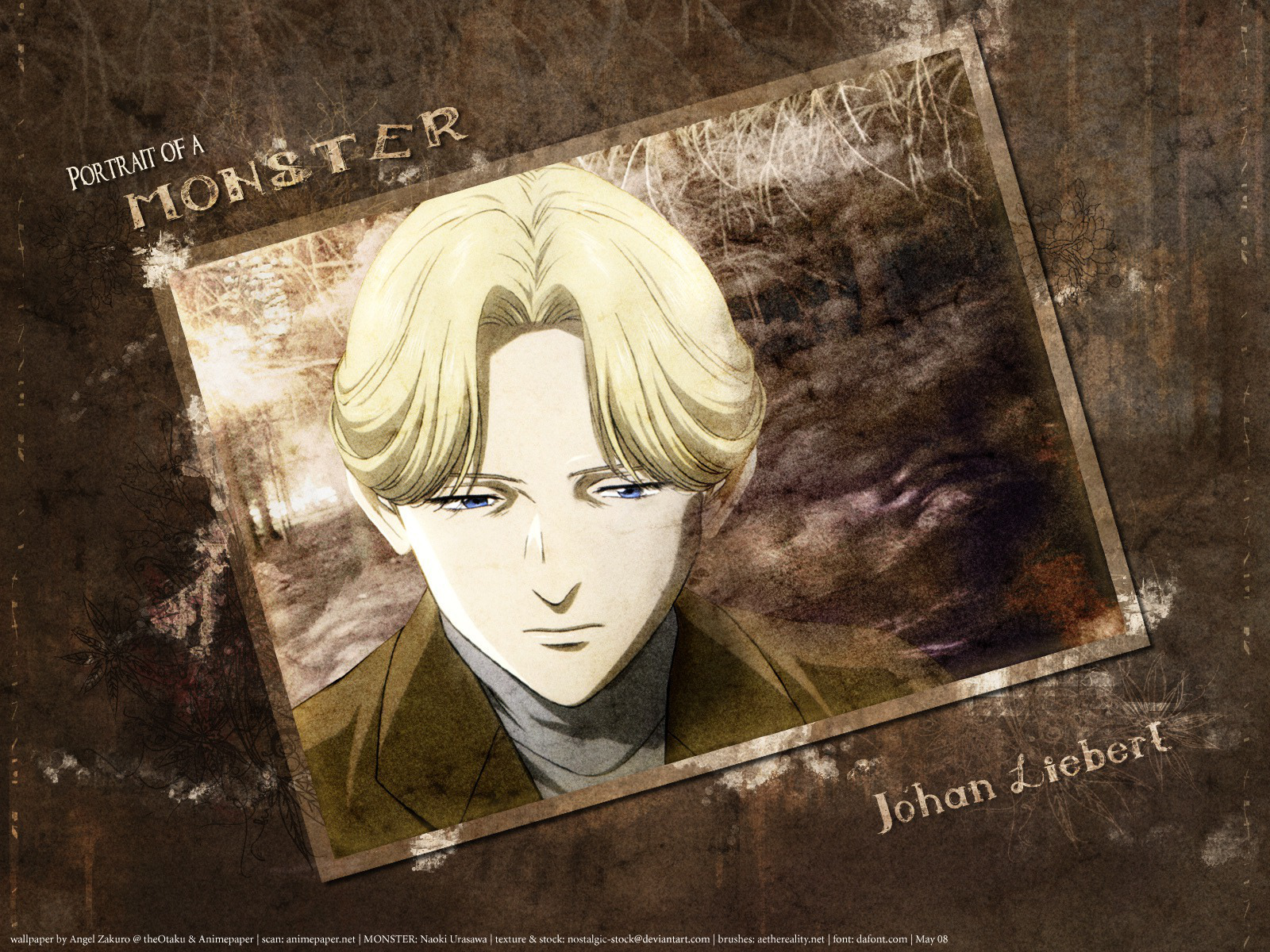 Anime wallpaper monster (manga) johan liebert single short hair blue eyes blonde hair 1600x1200 615290 en