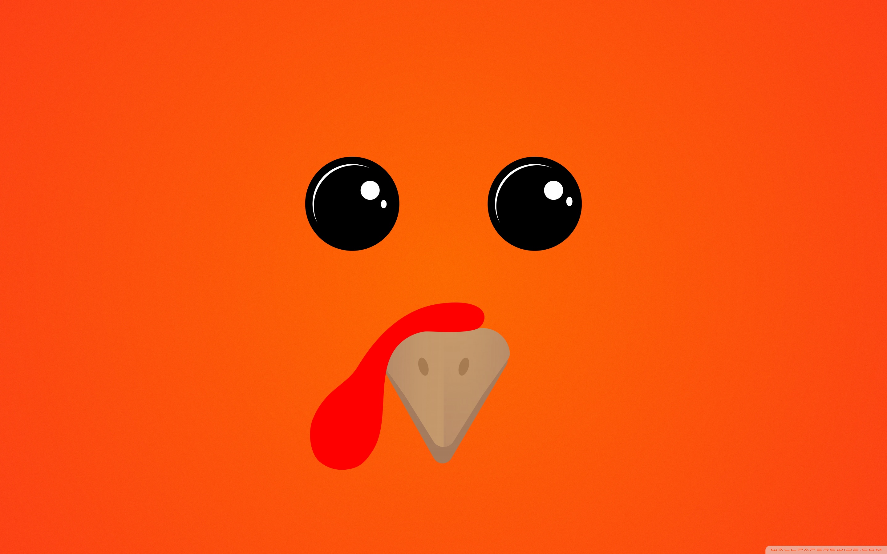 Thanksgiving Funny Turkey Ultra HD Desktop Background Wallpaper for 4K UHD TV, Tablet