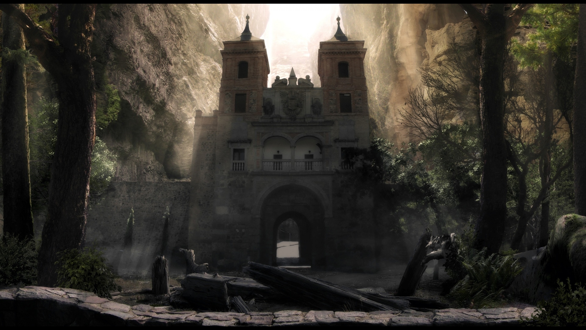 Fantasy Castle HD Wallpaper