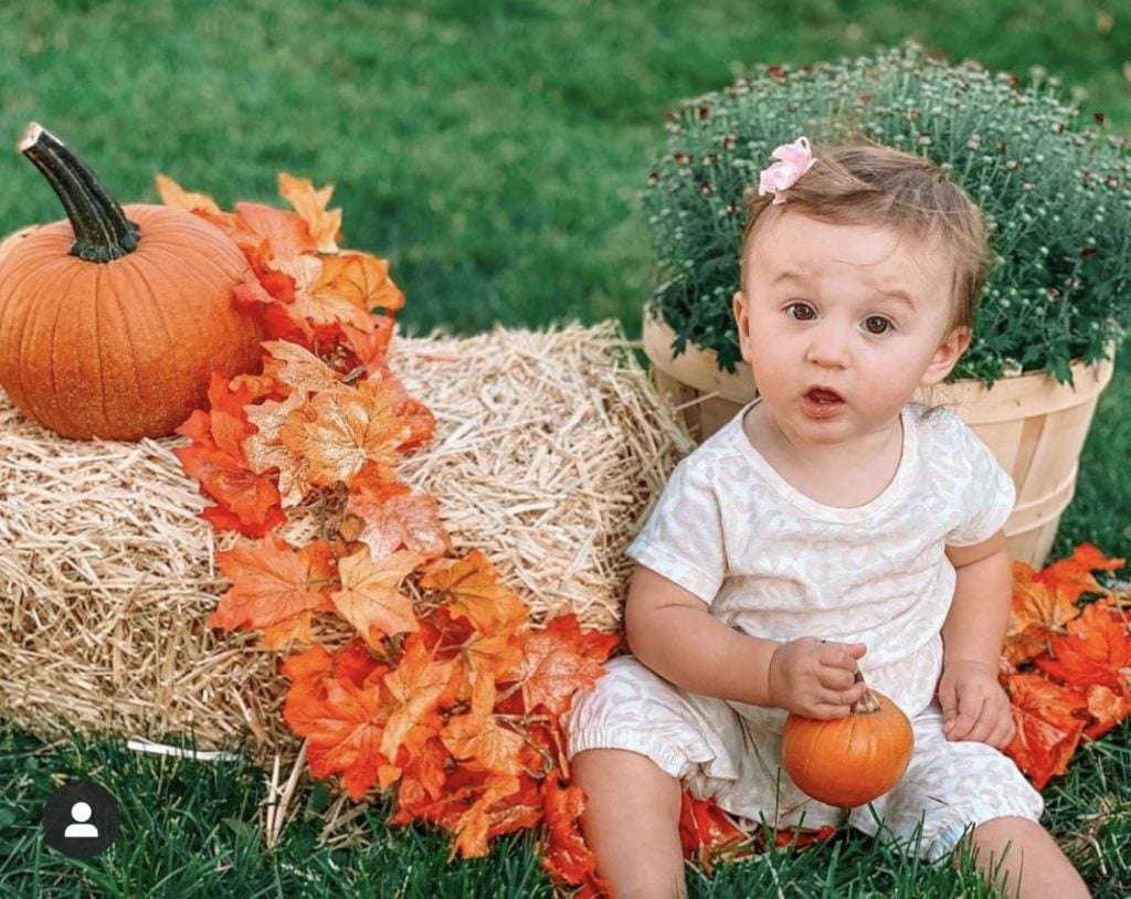 Cute Fall Baby Picture That You Can Take Yourself Simply Mom