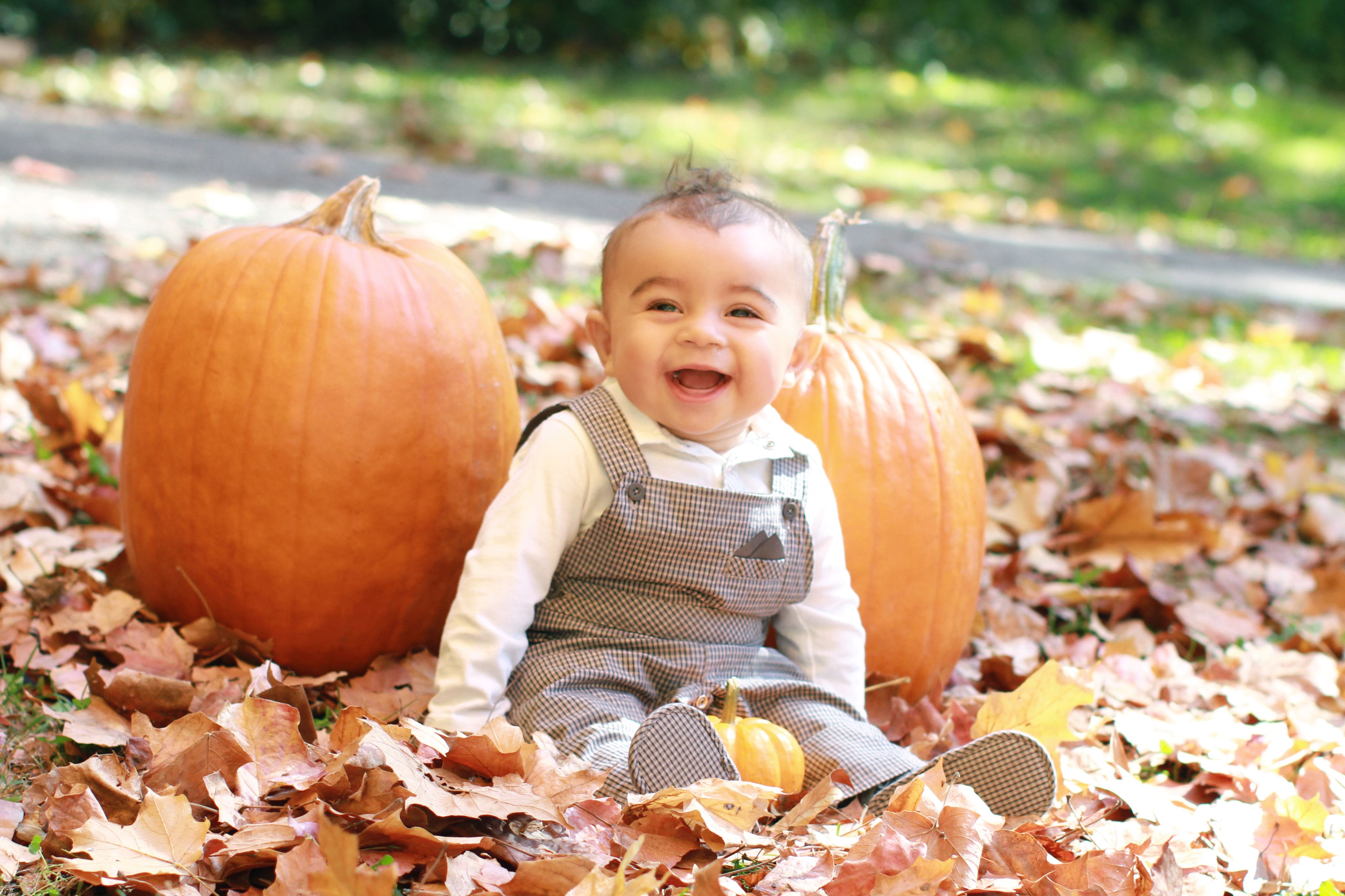 month fall baby picture, pumpkins. Fall baby picture, Fall baby photo, Halloween baby photo