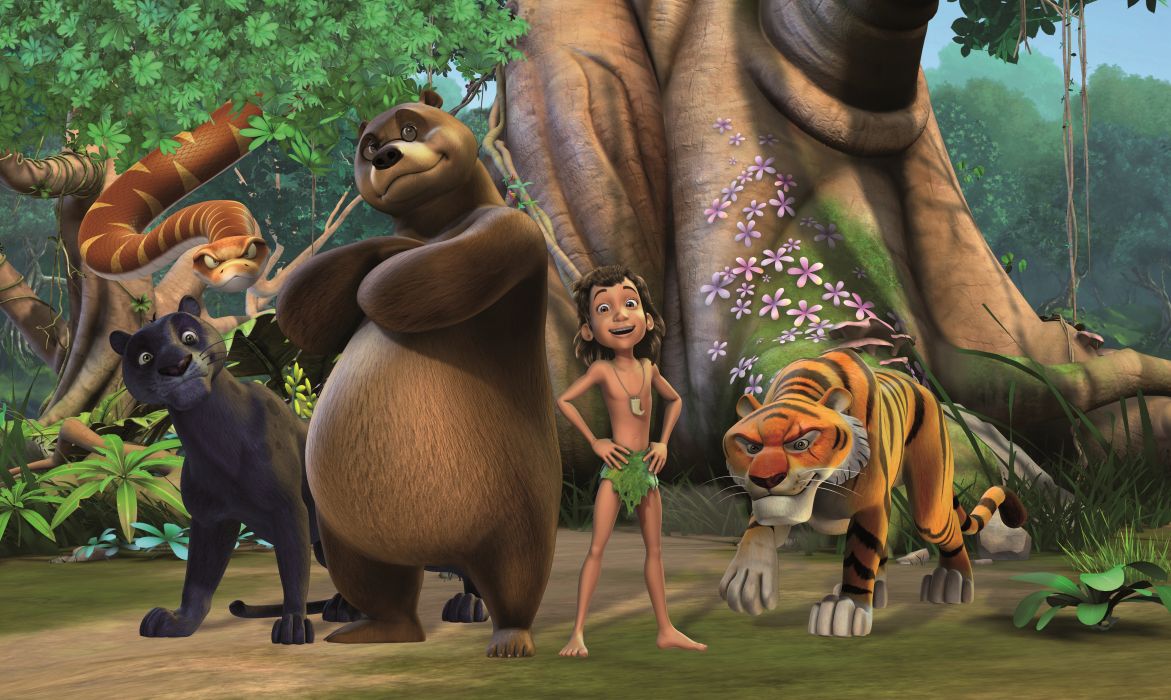 JUNGLE BOOK disney fantasy family cartoon comedy adventure drama 1jbook wallpaperx4483