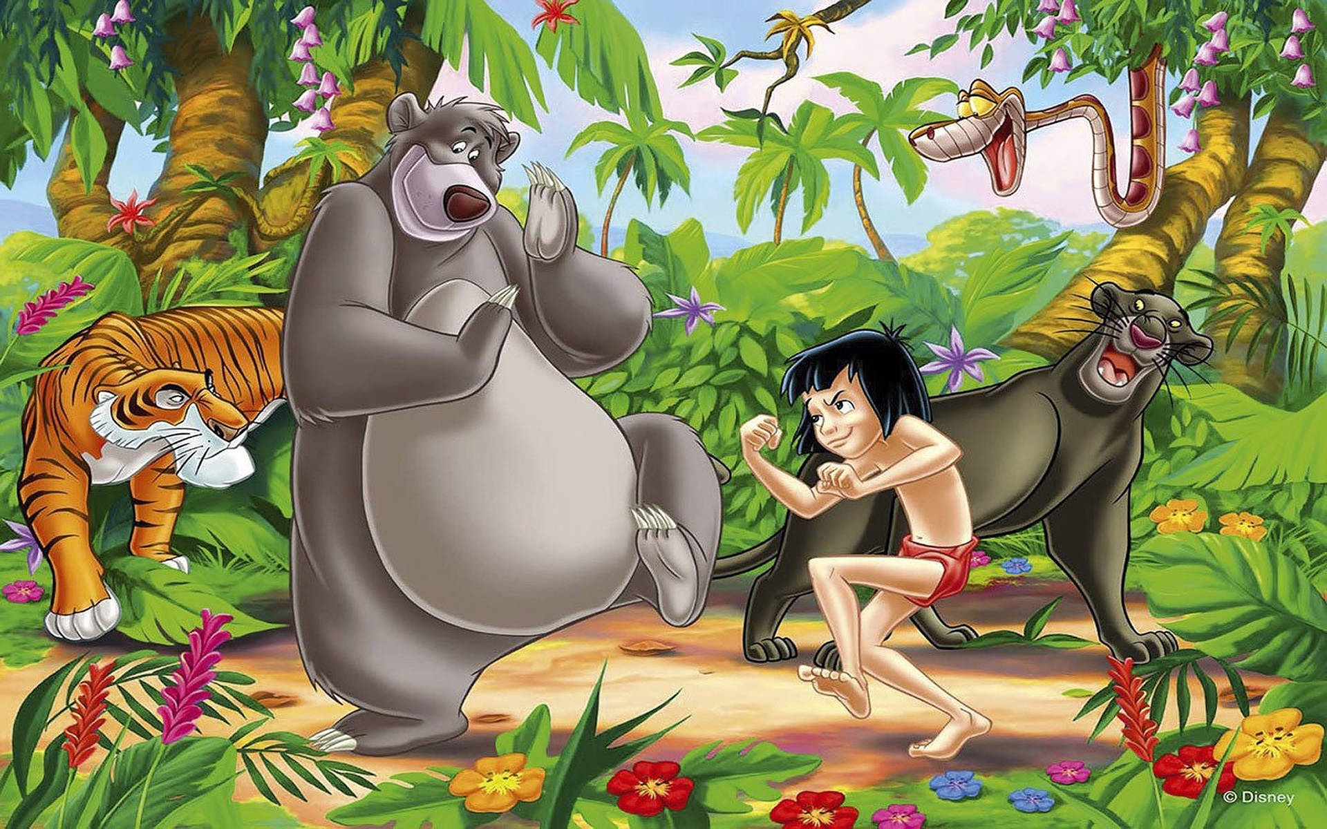 Jungle Book Cartoon Wallpapers - Wallpaper Cave