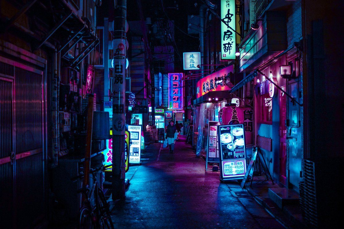 Wander through Shimokitazawa. #tokyo #japan #cyberpunk #neon #BladeRunner2049 #bladerunner”. Cyberpunk aesthetic, Tokyo night, Tokyo streets