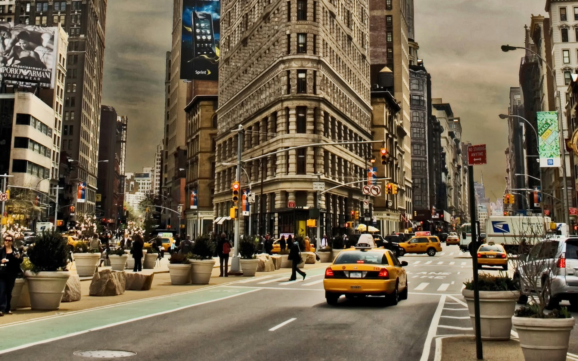 Flatiron Building, New York, City, Cityscape, Architecture, Road Wallpaper • Wallpaper For You