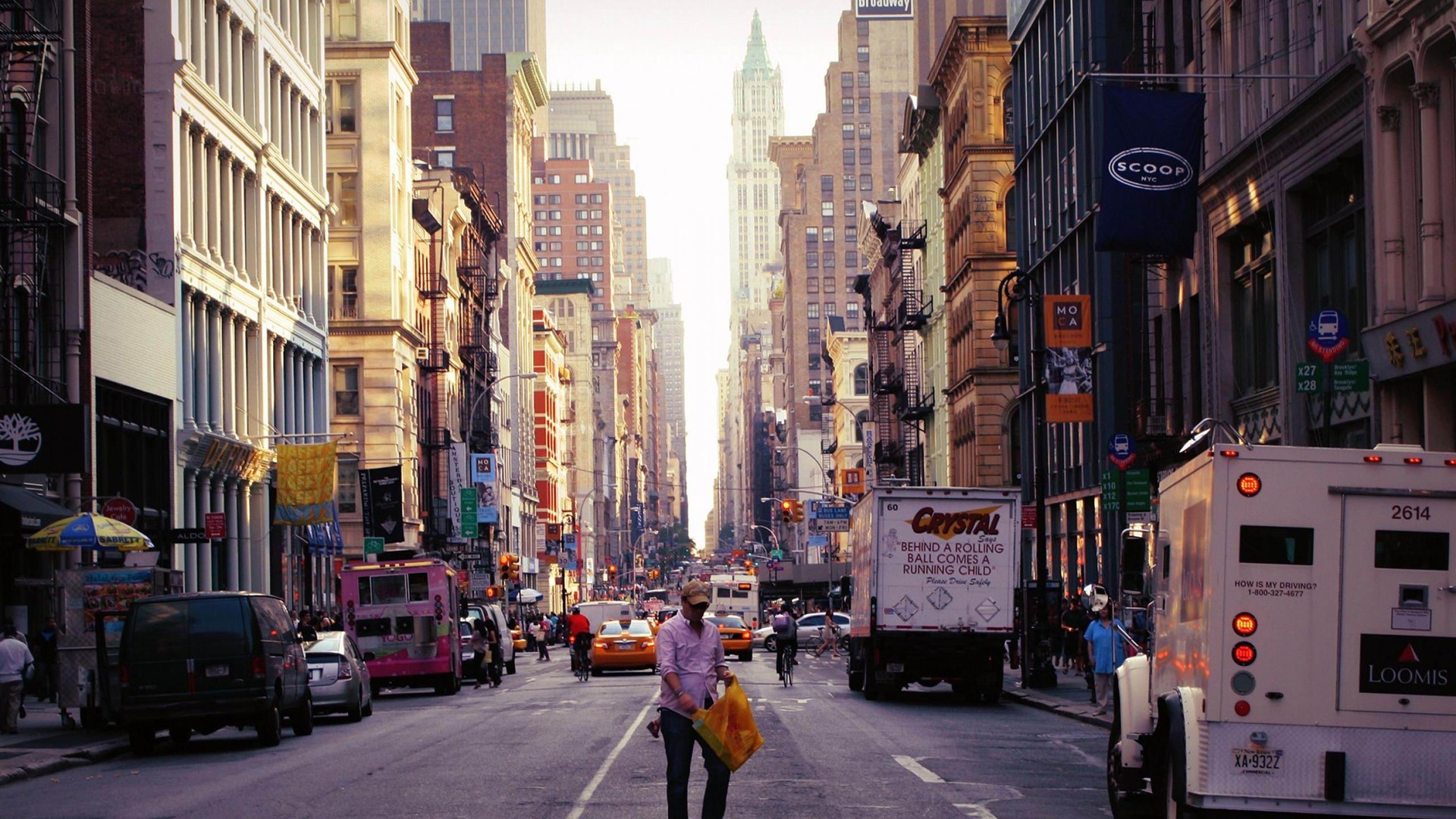New York City Street City Photography Wallpaper