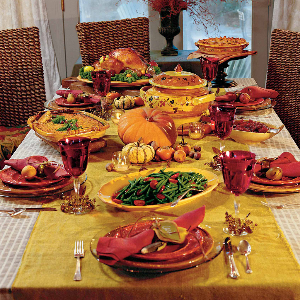 Thanksgiving Table Wallpaper