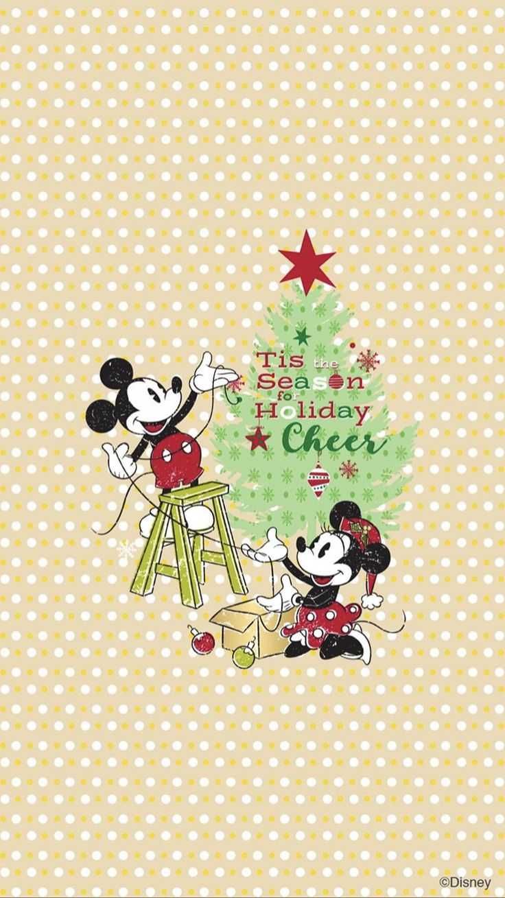 Disney Christmas Wallpaper. Christmas wallpaper iphone cute, Disney christmas tree, Disney christmas