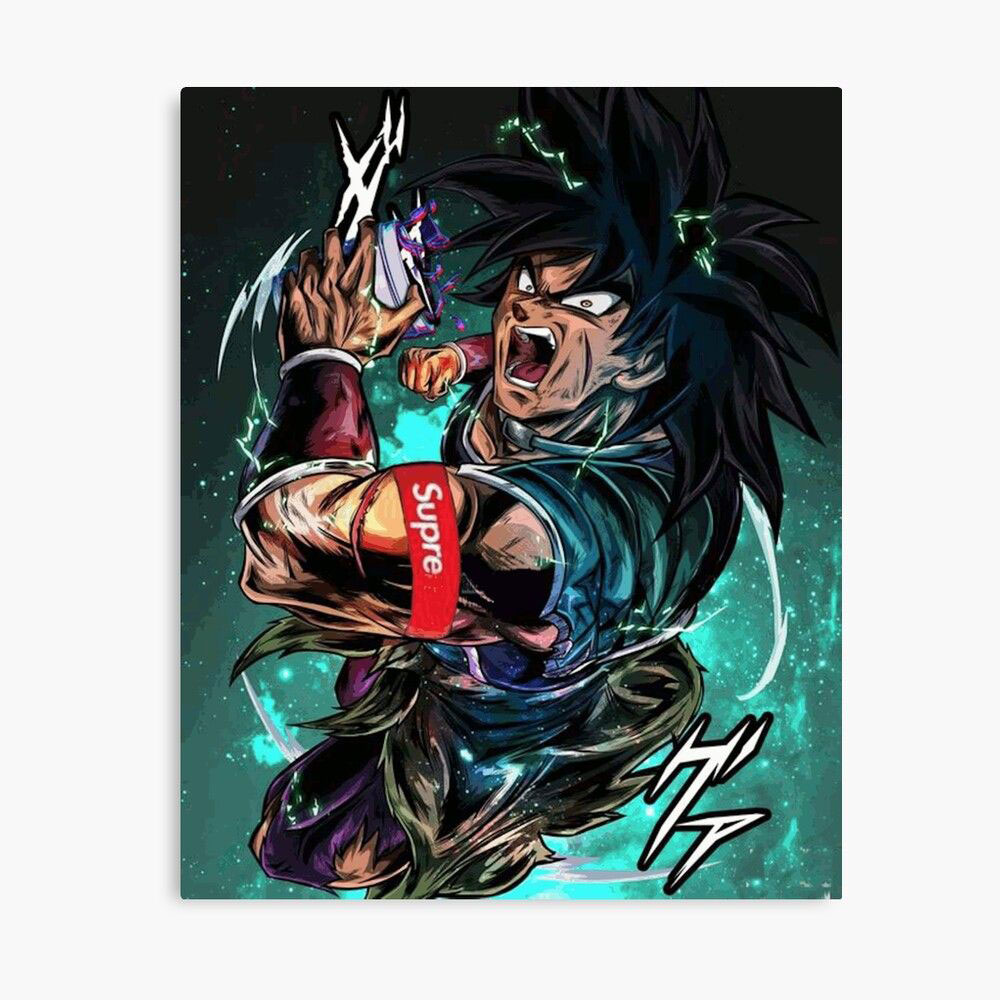 Vegeta x Goku, blue, drip, green, movie, snow, HD phone wallpaper