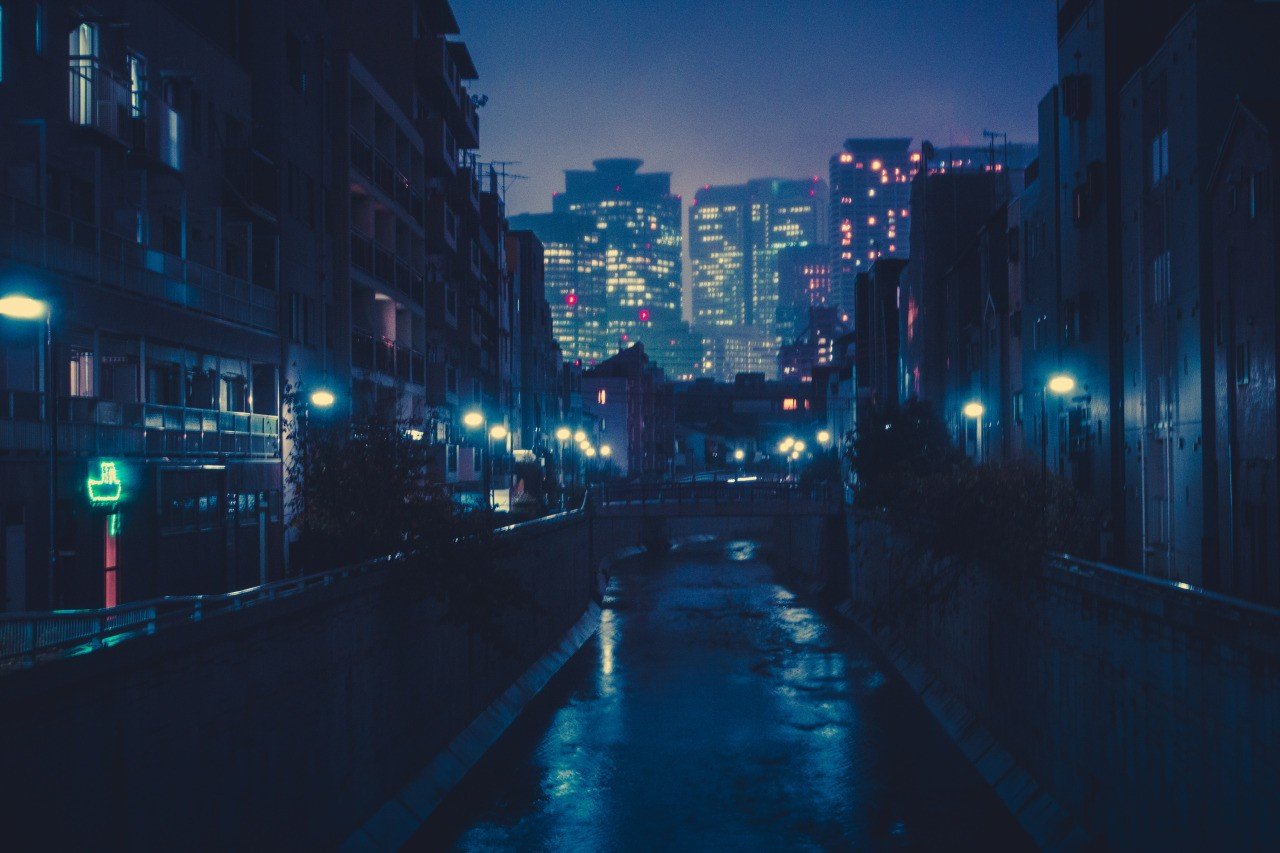 Japan, Night, Cityscape, Lantern, Asia Wallpaper HD / Desktop and Mobile Background