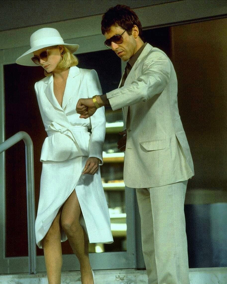 Elvira Hancock & Tony Montana in Scarface