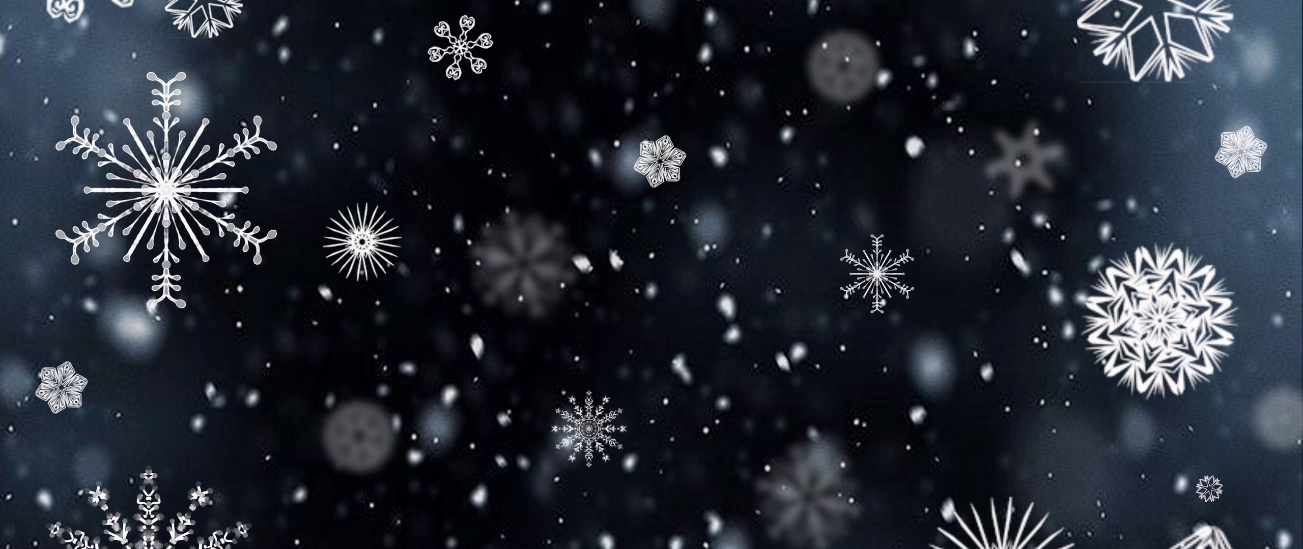 Download wallpaper 2560x1080 snowflakes, patterns, texture, winter dual wide 1080p HD background