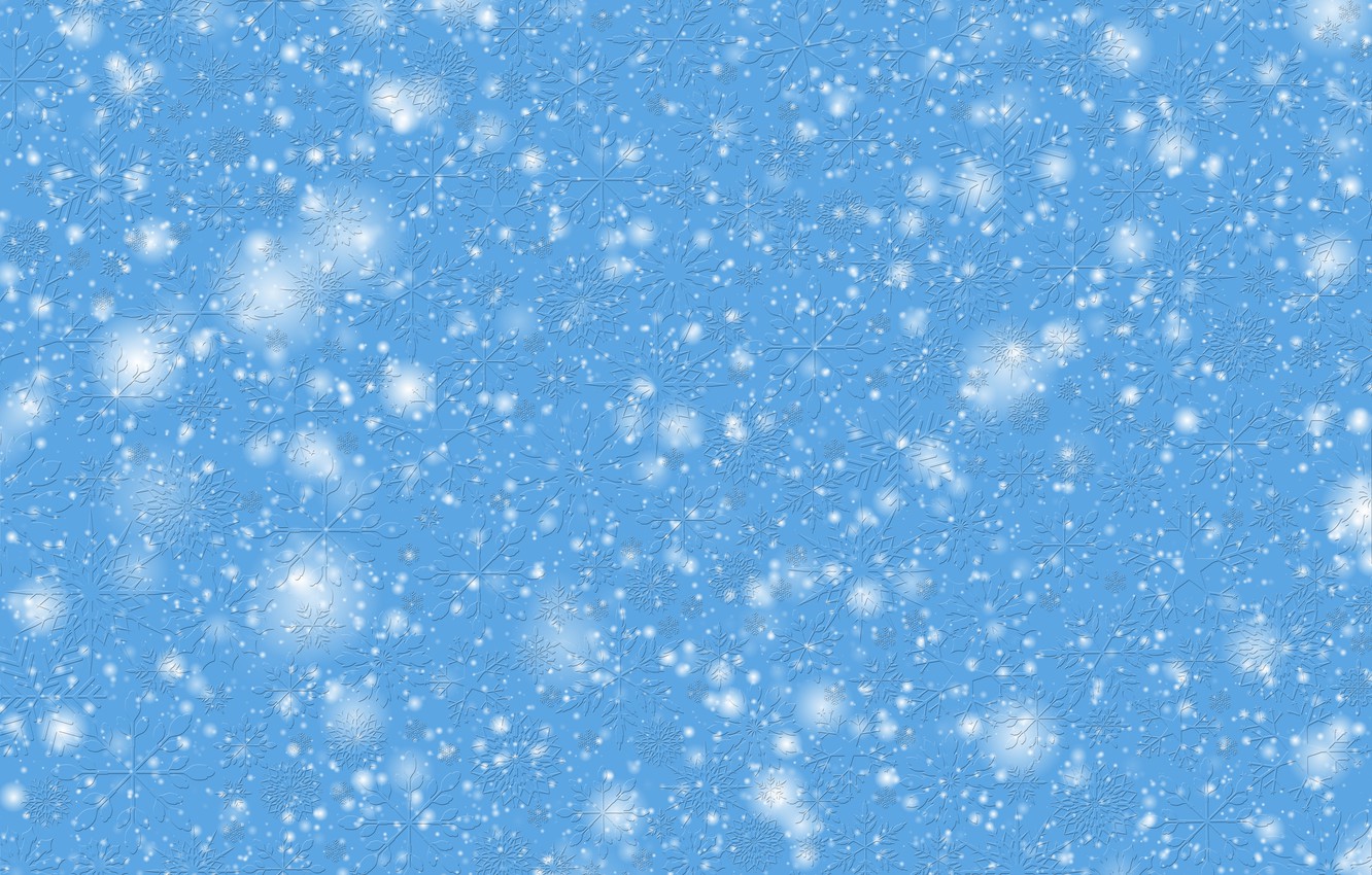 Wallpaper winter, snow, snowflakes, texture, Christmas, New year, snowfall, blue background image for desktop, section текстуры