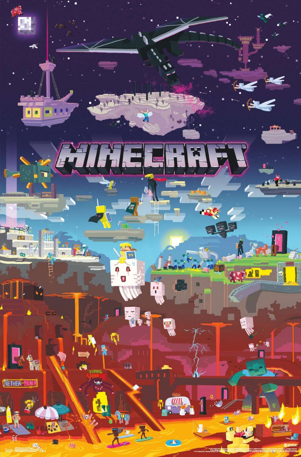 Minecraft Beyond Poster. Minecraft posters, Gaming posters, Minecraft image