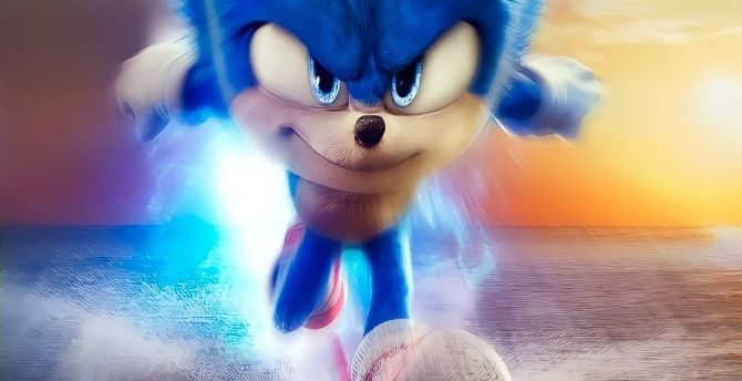 Wallpaper Run, Sonic The Hedgehog, Sci Fi Movie, 2022 Desktop Wallpaper, HD Image, Picture, Background, 440f1a