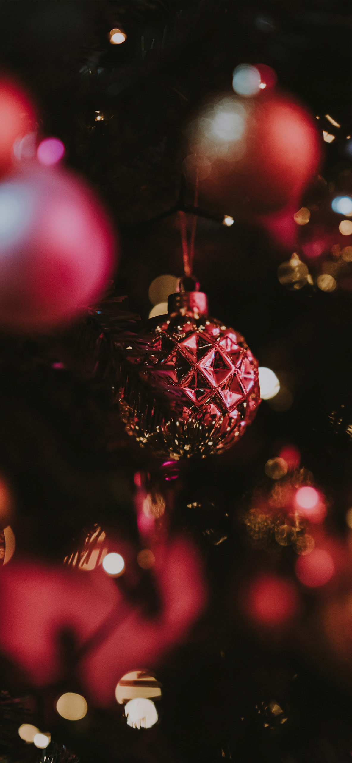Christmas balls Wallpaper for iPhone Pro Max, X, 6