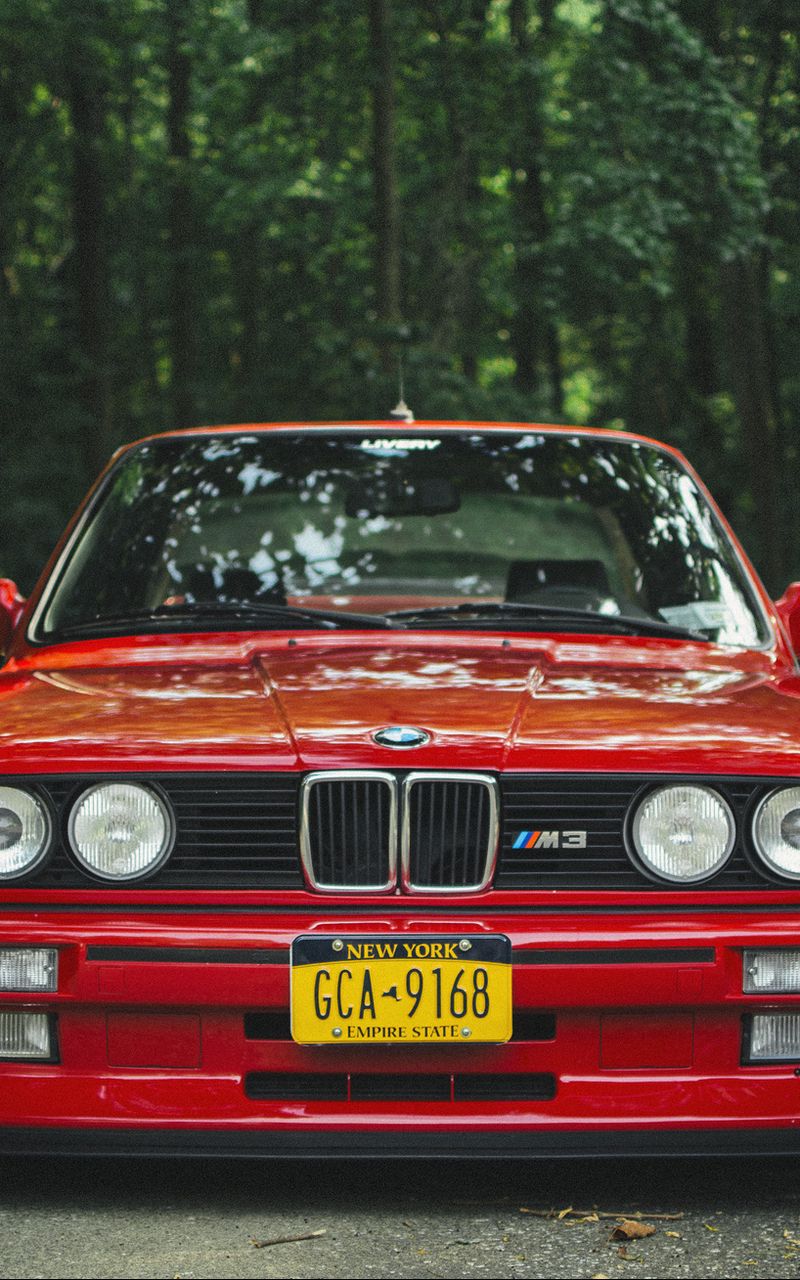 Download Wallpaper 800x1280 Bmw, E30, M3, Red, Tuning Samsung Galaxy Note Gt N7000, Meizu Mx2 HD Background