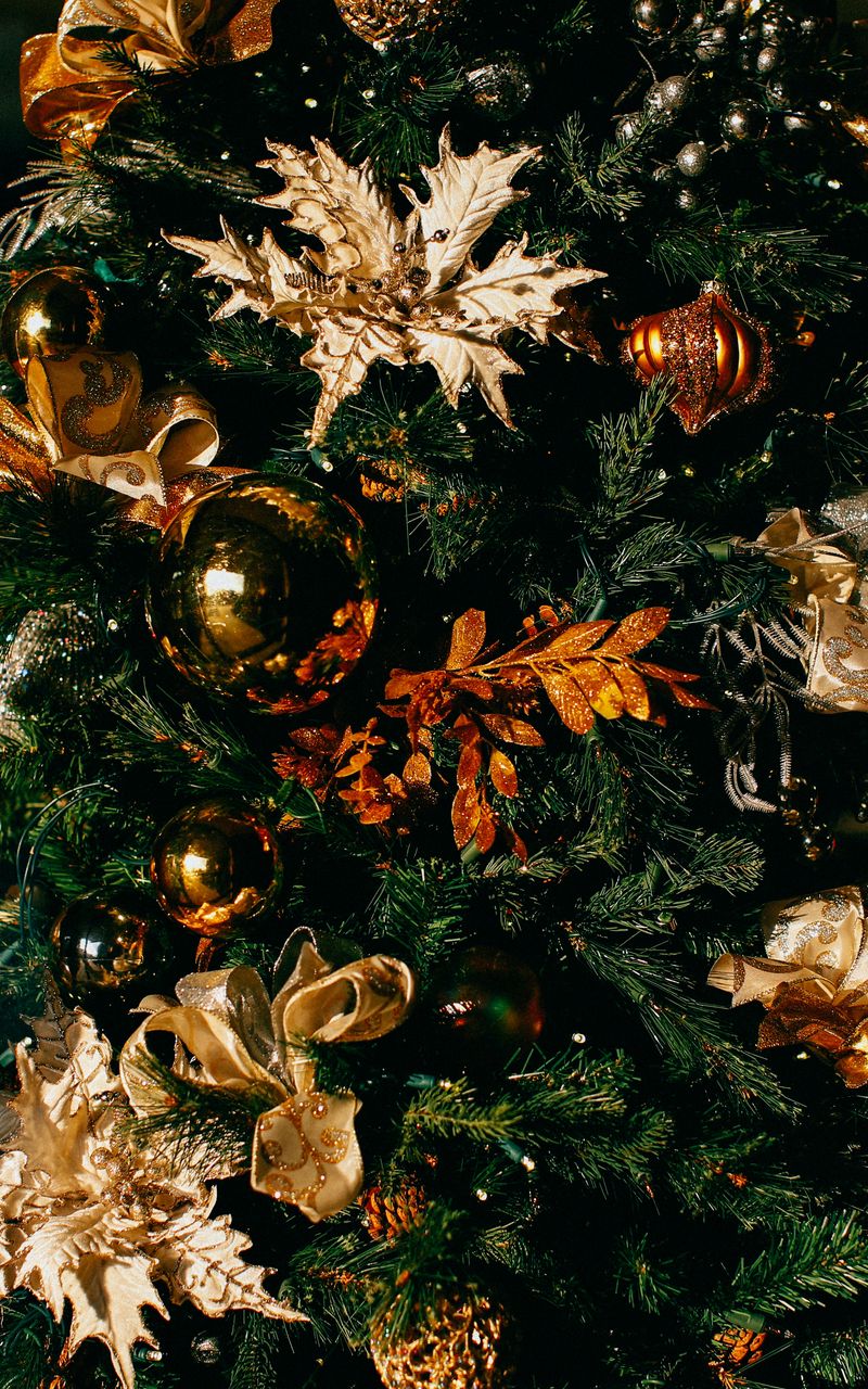 Download Wallpaper 800x1280 Christmas, Christmas Tree, Christmas Toys, New Year Samsung Galaxy Note Gt N Meizu Mx2 HD Background