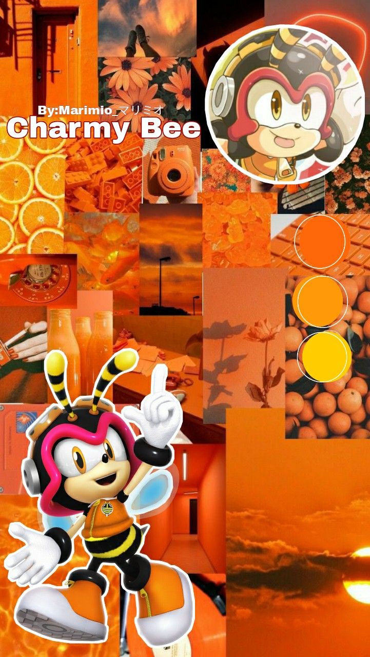 Charmy Bee Wallpaper. Hedgehog art, Wallpaper, Cartoon art styles