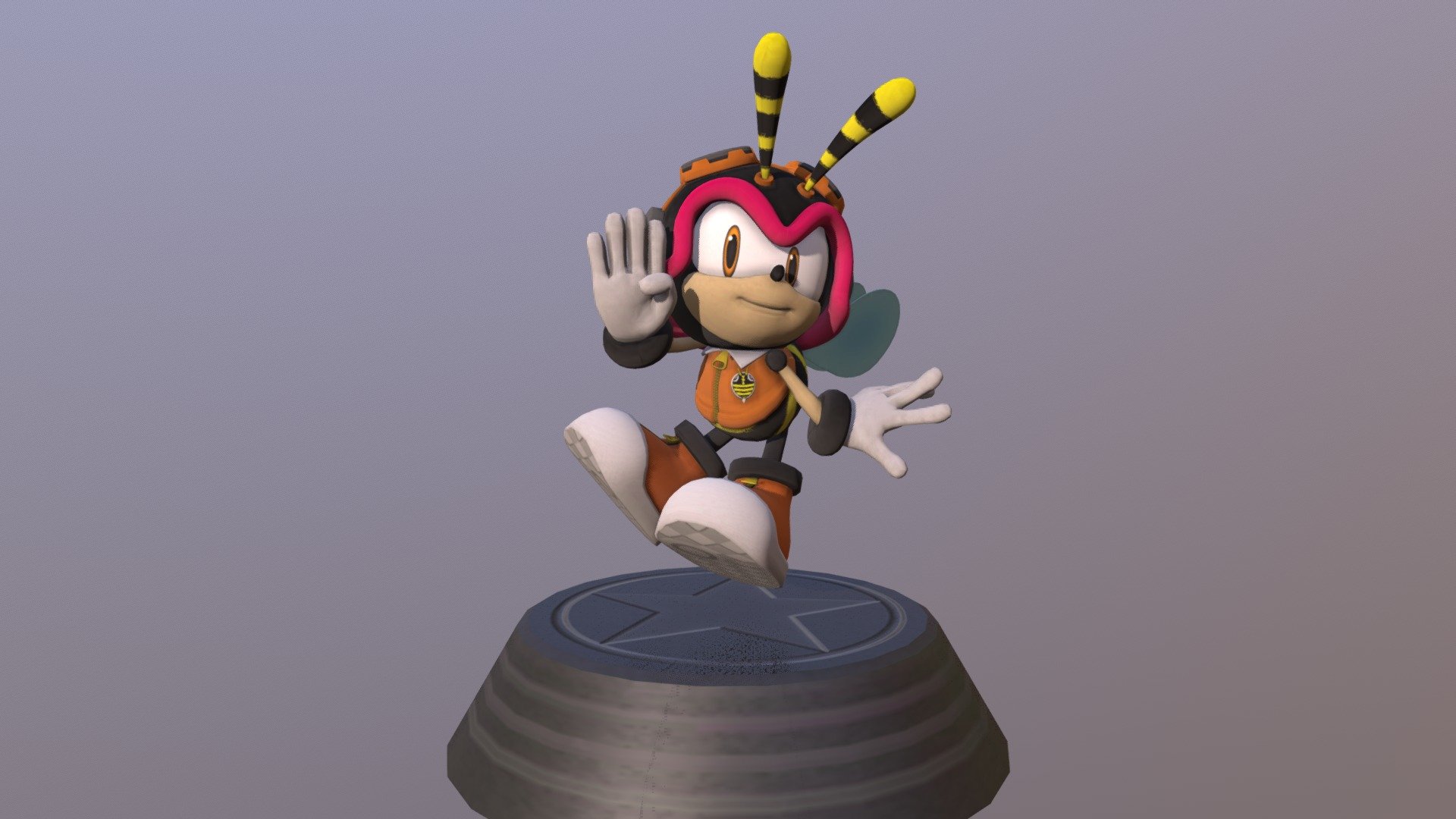 Sonic Generations the Bee Statue Free 3D model by blacktailsthefox [6c6c4f0]