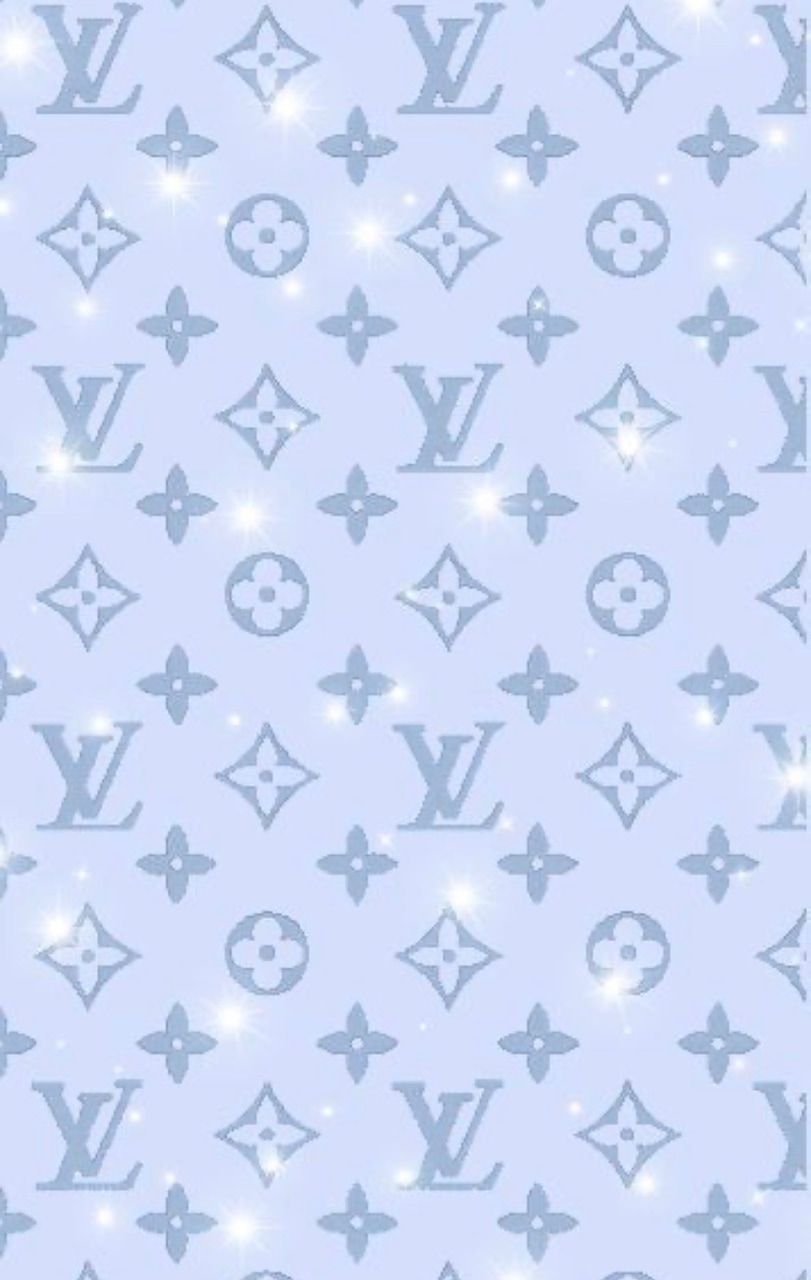 Download Louis Vuitton Aesthetic Blue And Pink Collage Wallpaper