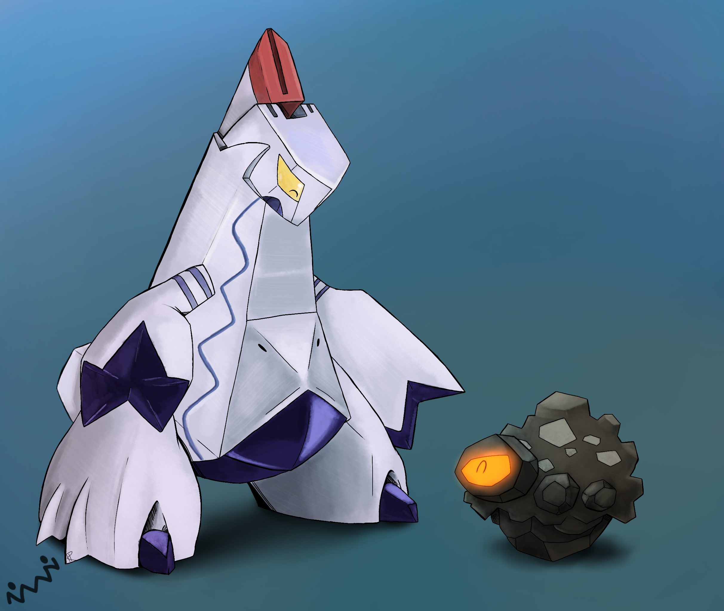 Still having an art block, but here's Rolycoly & Duraludon