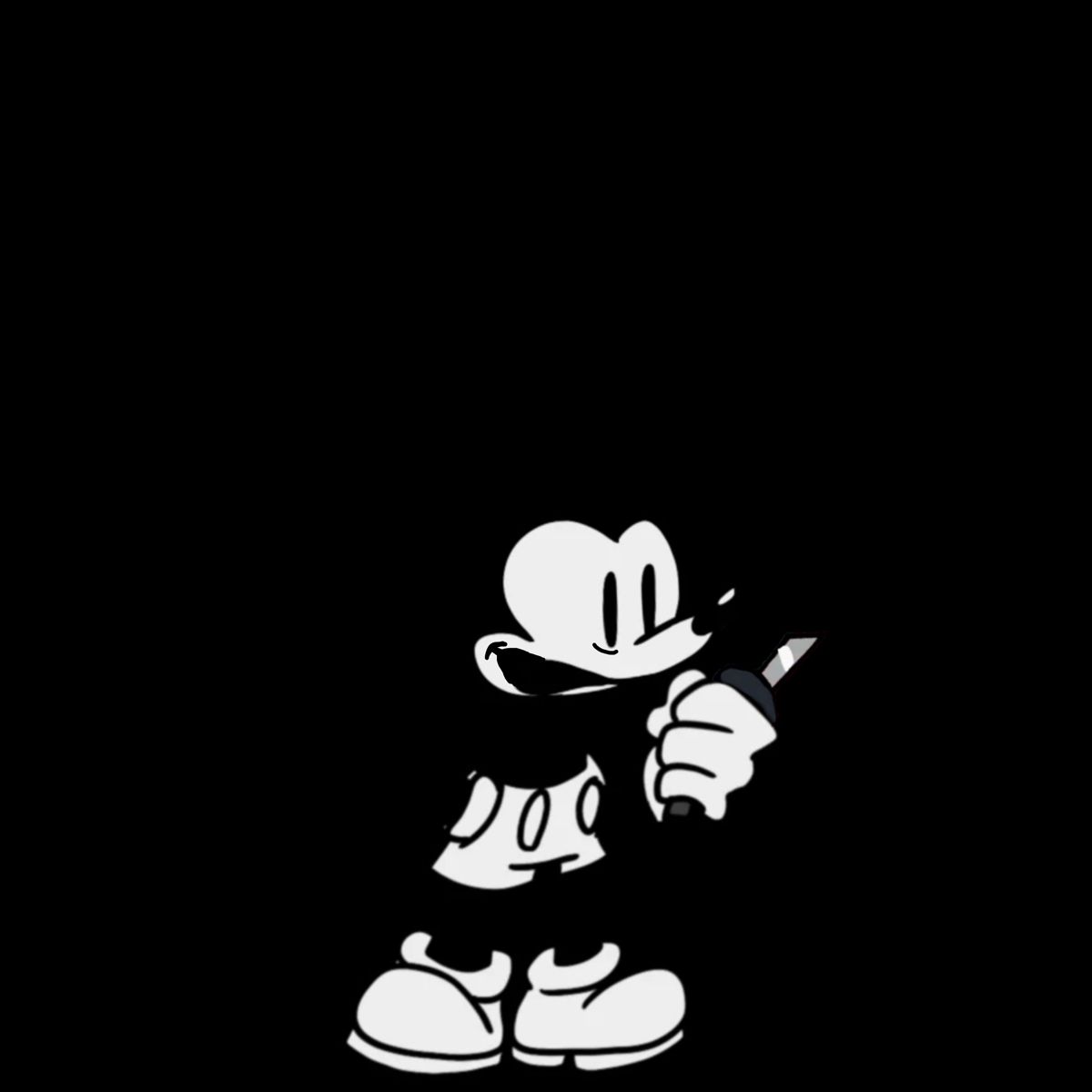 Mickey Mouse Left Sprite FNF. Sprite, Art, Character