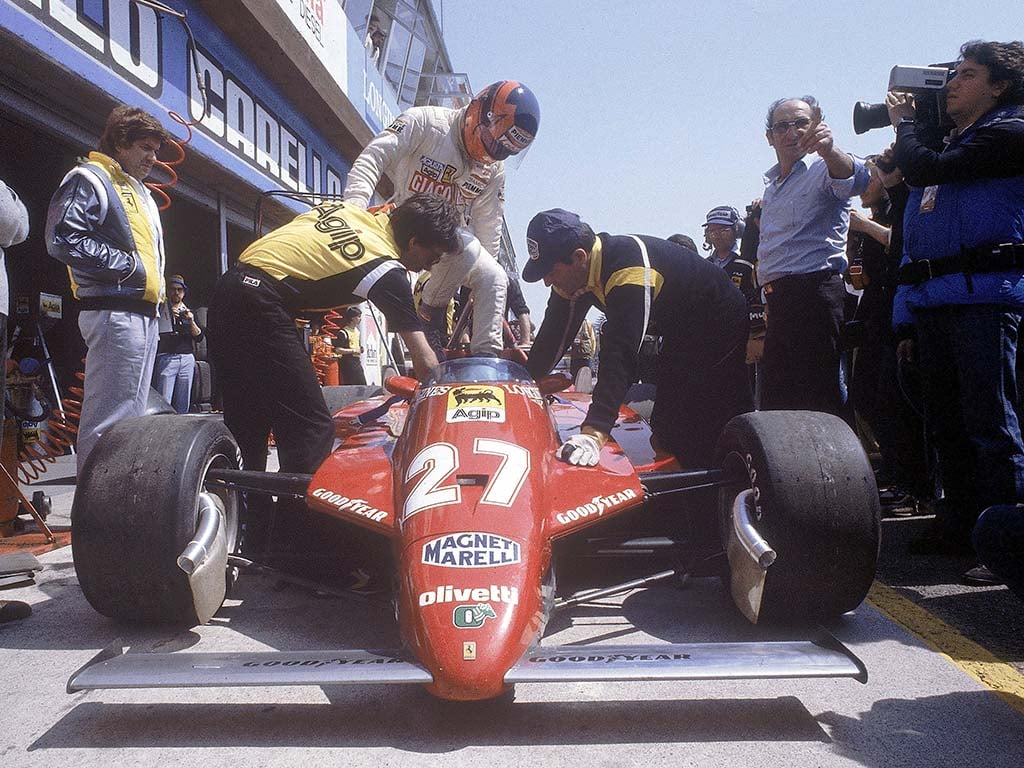 Ferrari's 2020 car in homage of Gilles Villeneuve?