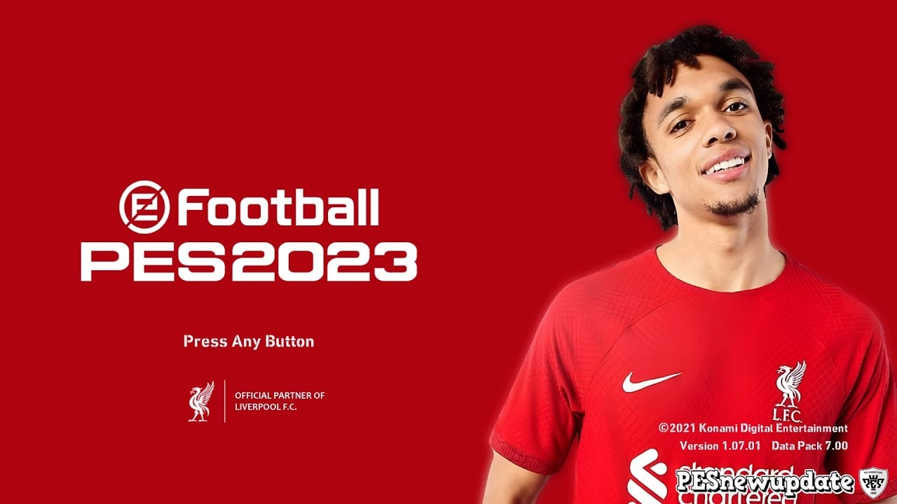 PES 2021 Menu Liverpool F.C. 2022 2023 By PESNewupdate PESNewupdate.com. Free Download Latest Pro Evolution Soccer Patch & Updates