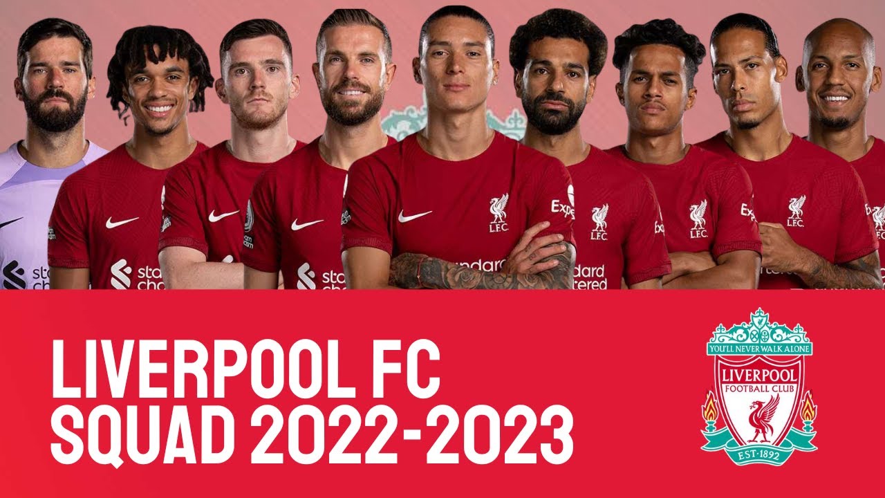 LIVERPOOL FC Squad 2022 23