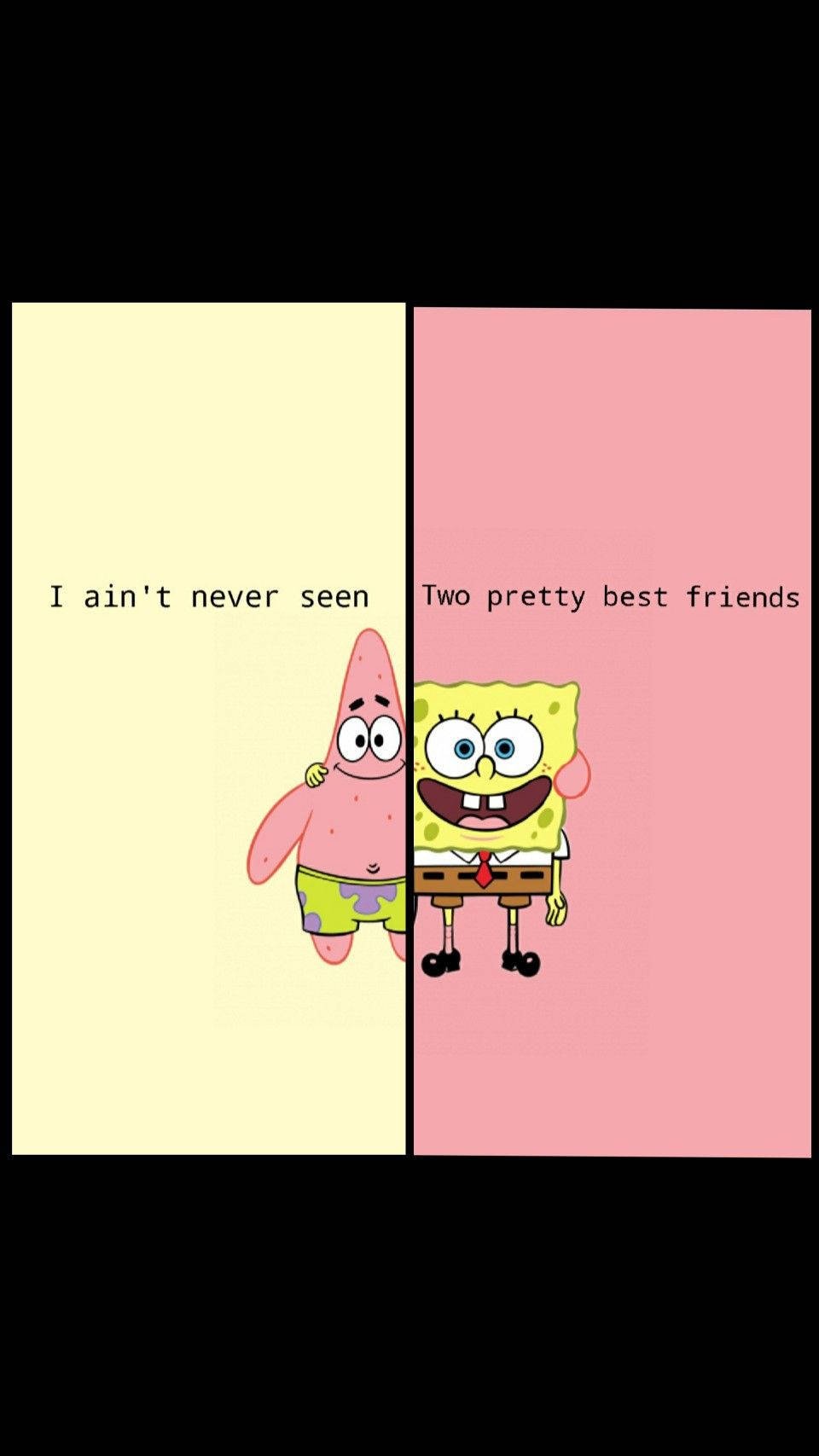 Download Spongebob And Patrick Matching Best Friends Wallpaper