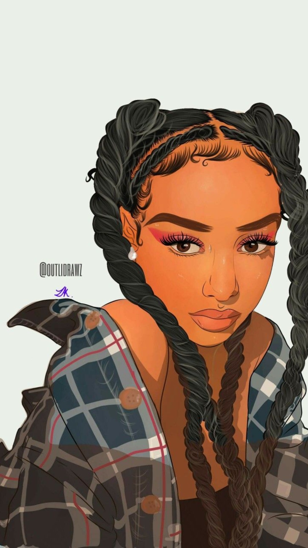 Drawing Black Girl Wallpapers - Wallpaper Cave