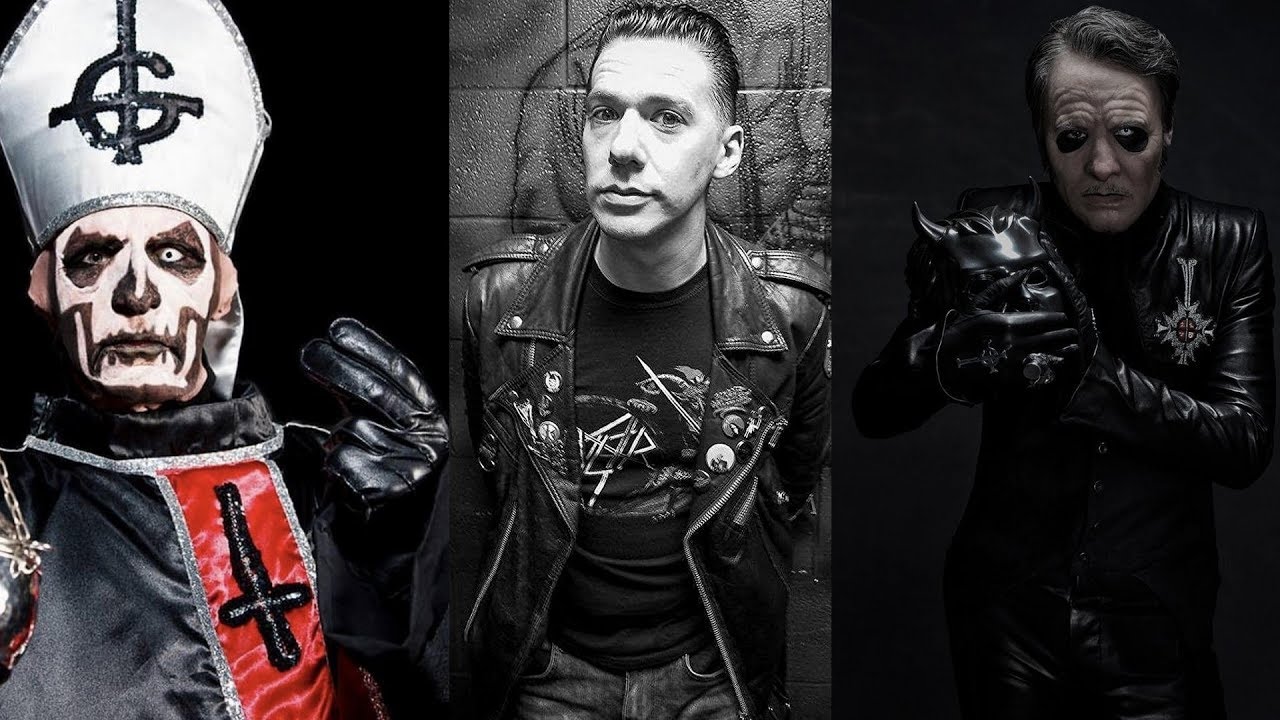 Evolution Of Tobias Forge (2003 2019). Ghost Papa, Ghost Bc, Ghost Writer