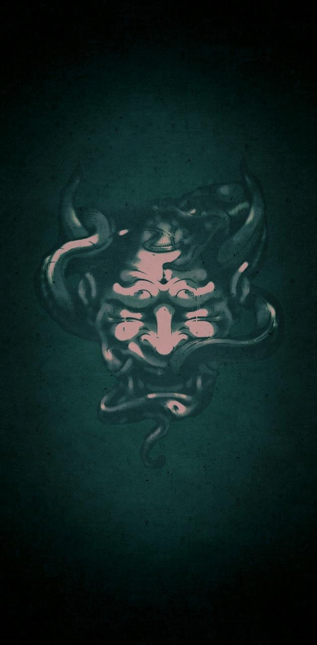 Oni demon serpent wallpaper