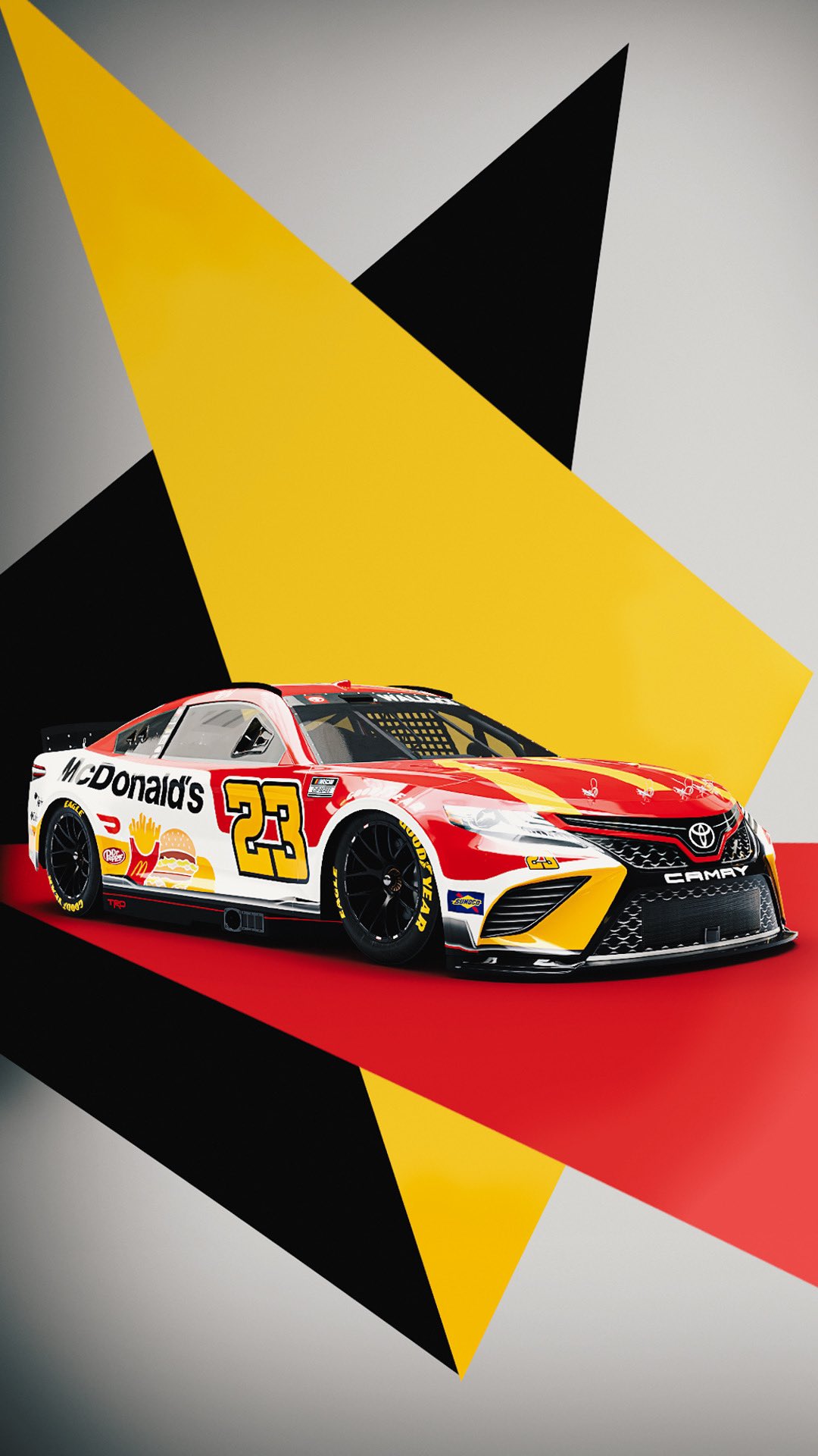 23XI Racing up some fresh wallpaper for your phones ahead of